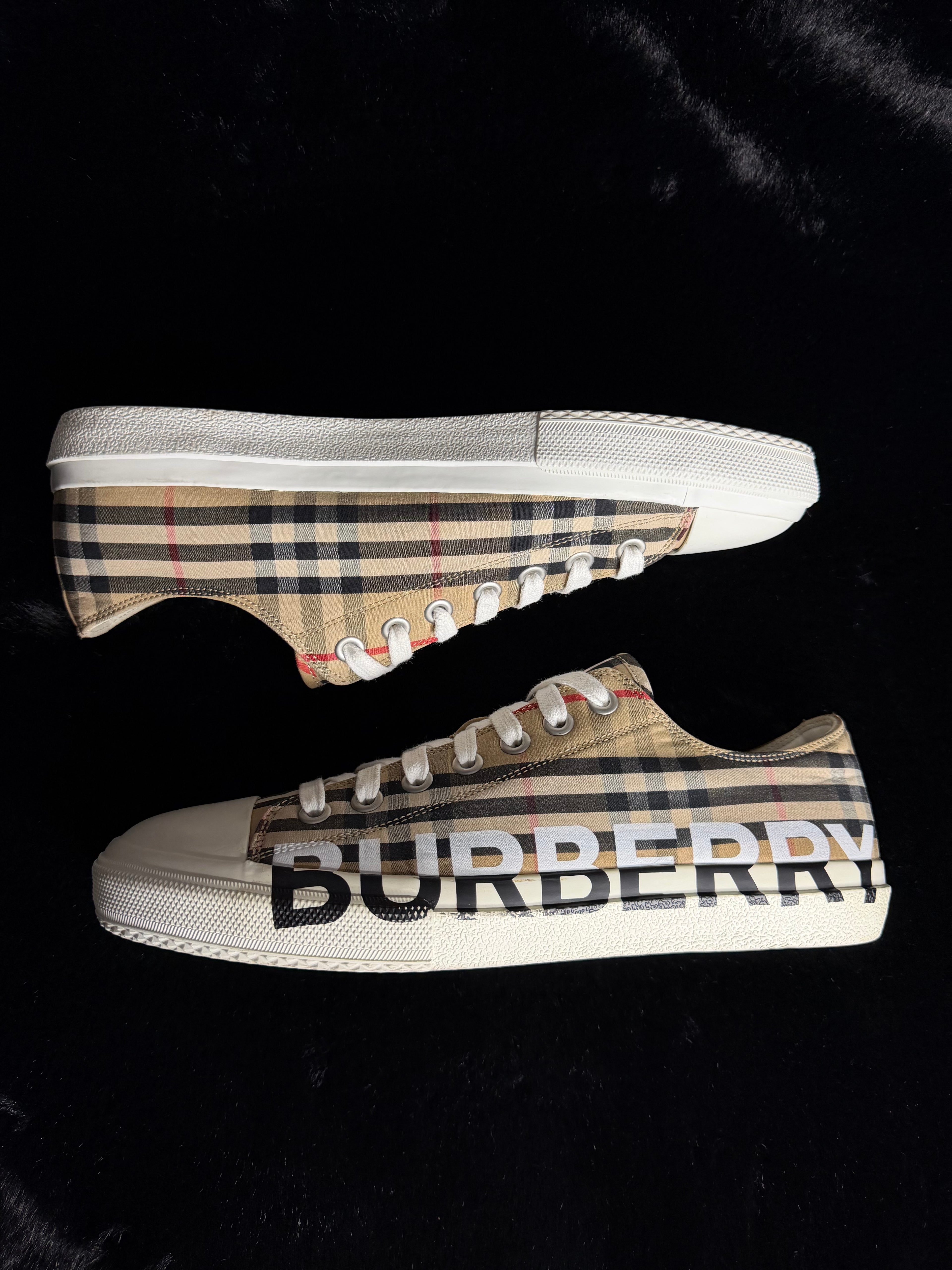 Burberry Check Sneakers Size 45