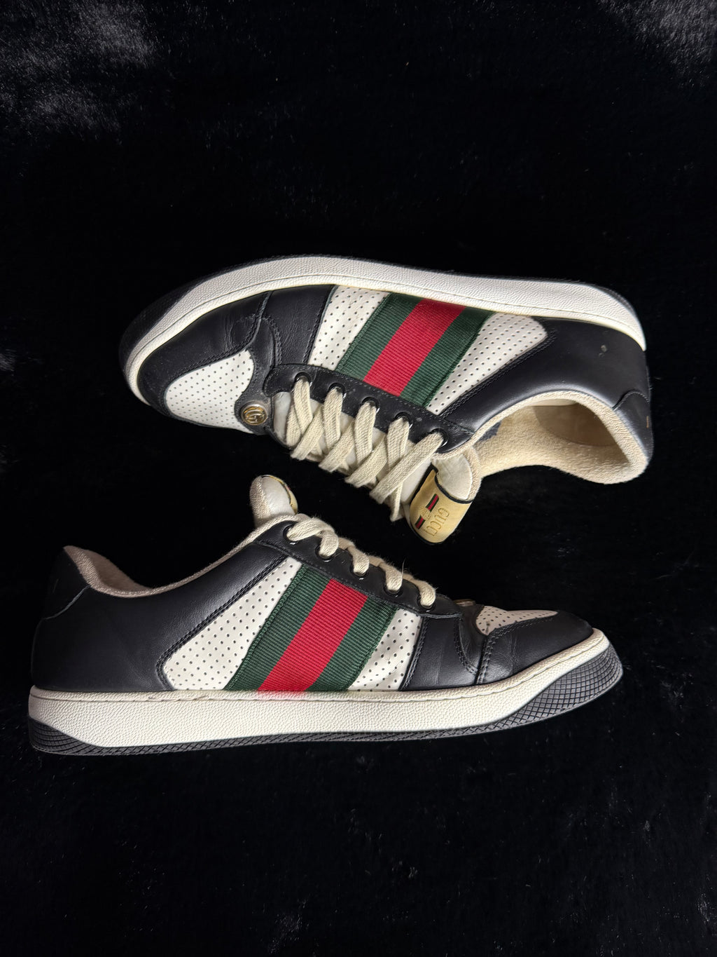 Gucci Screener Sneakers Size 8G