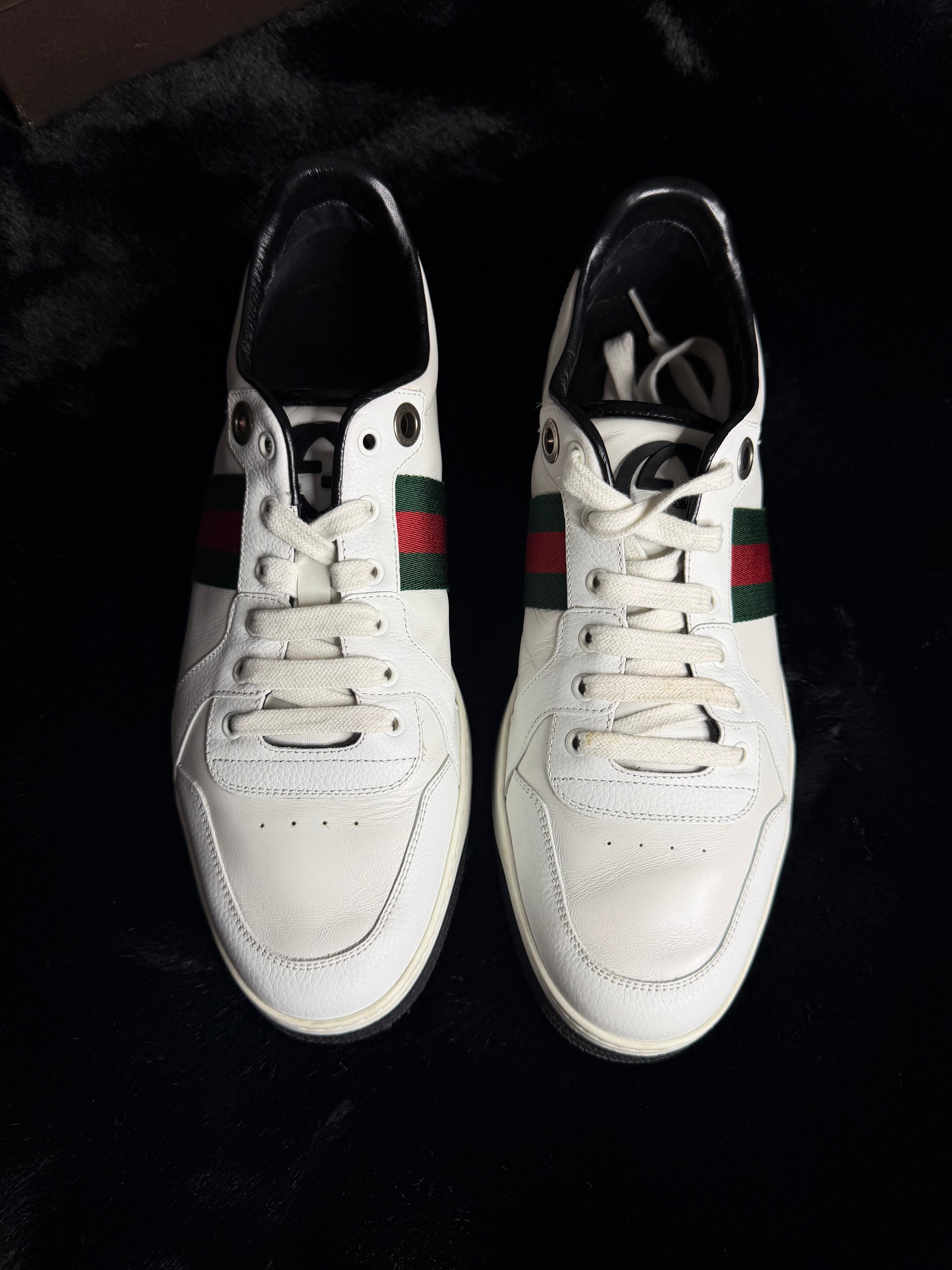Gucci Web Accent Sneakers Size 11-11.5