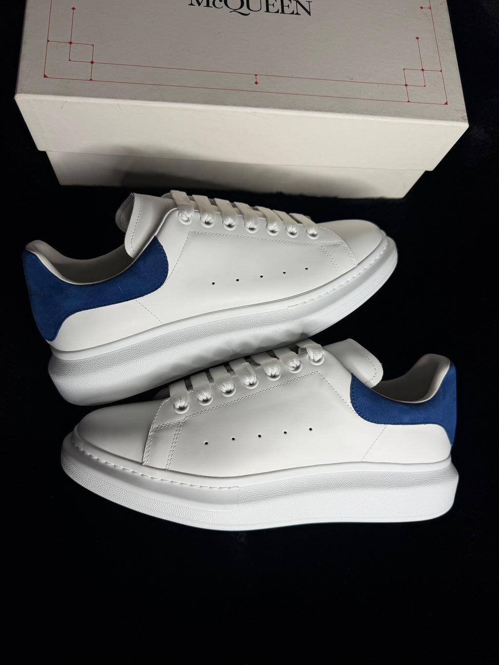 Alexander Mcqueen Blue Sneakers Size 46