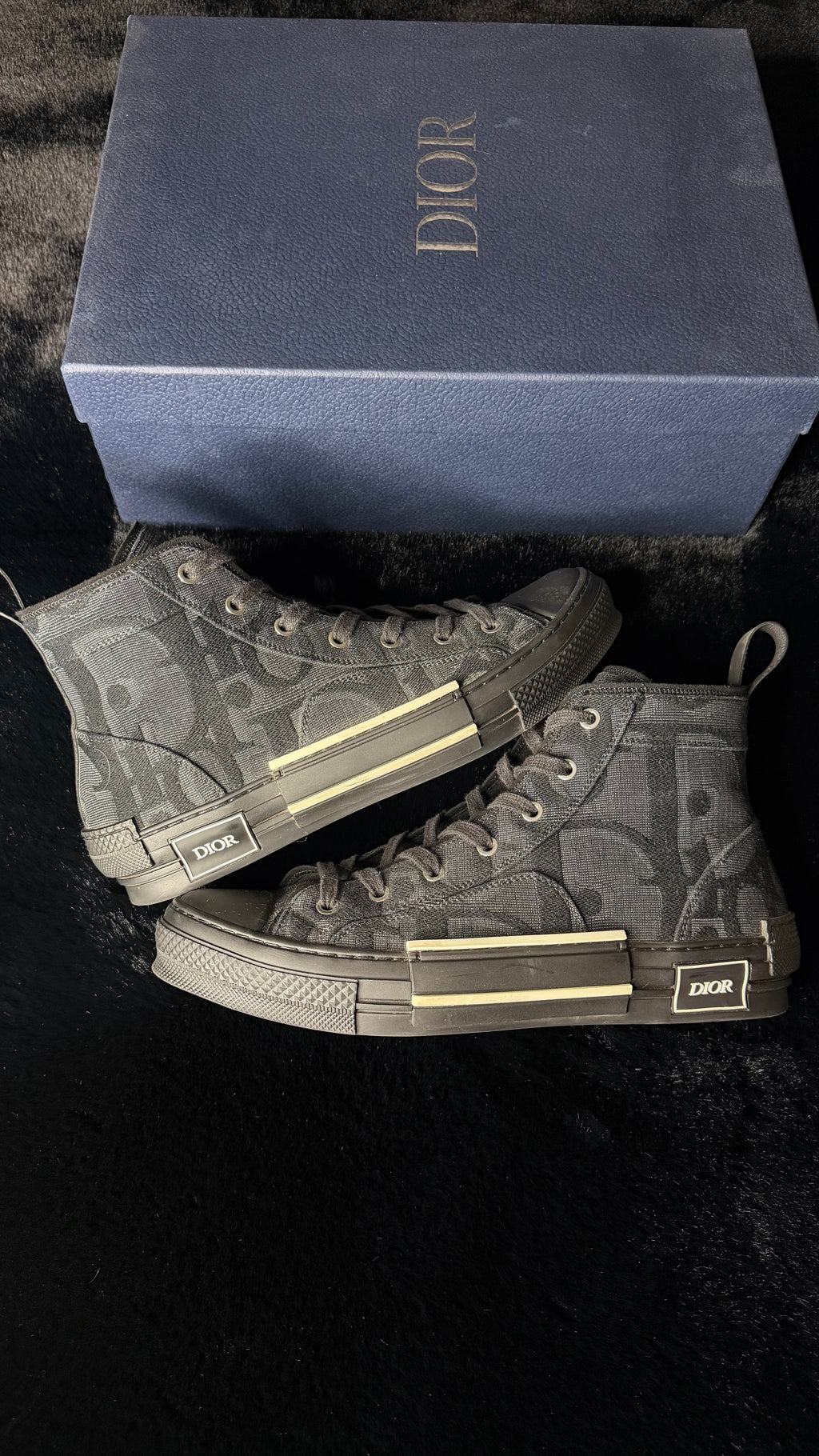 Dior B23 High Black Size 43