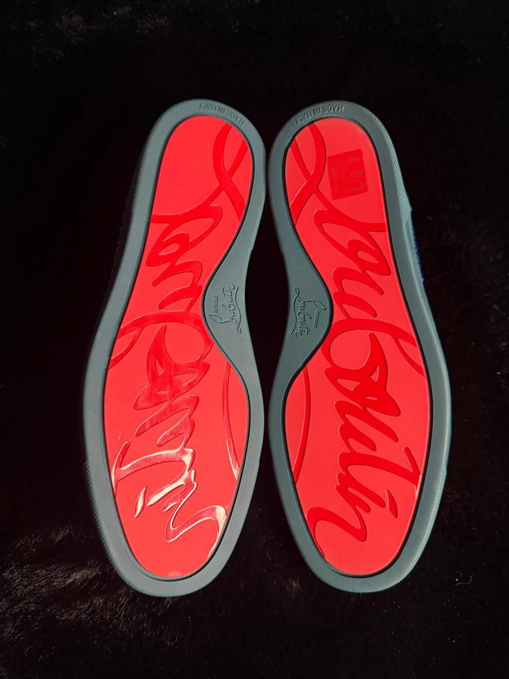 Christian Louboutin Louis Blue Sneakers Size 40