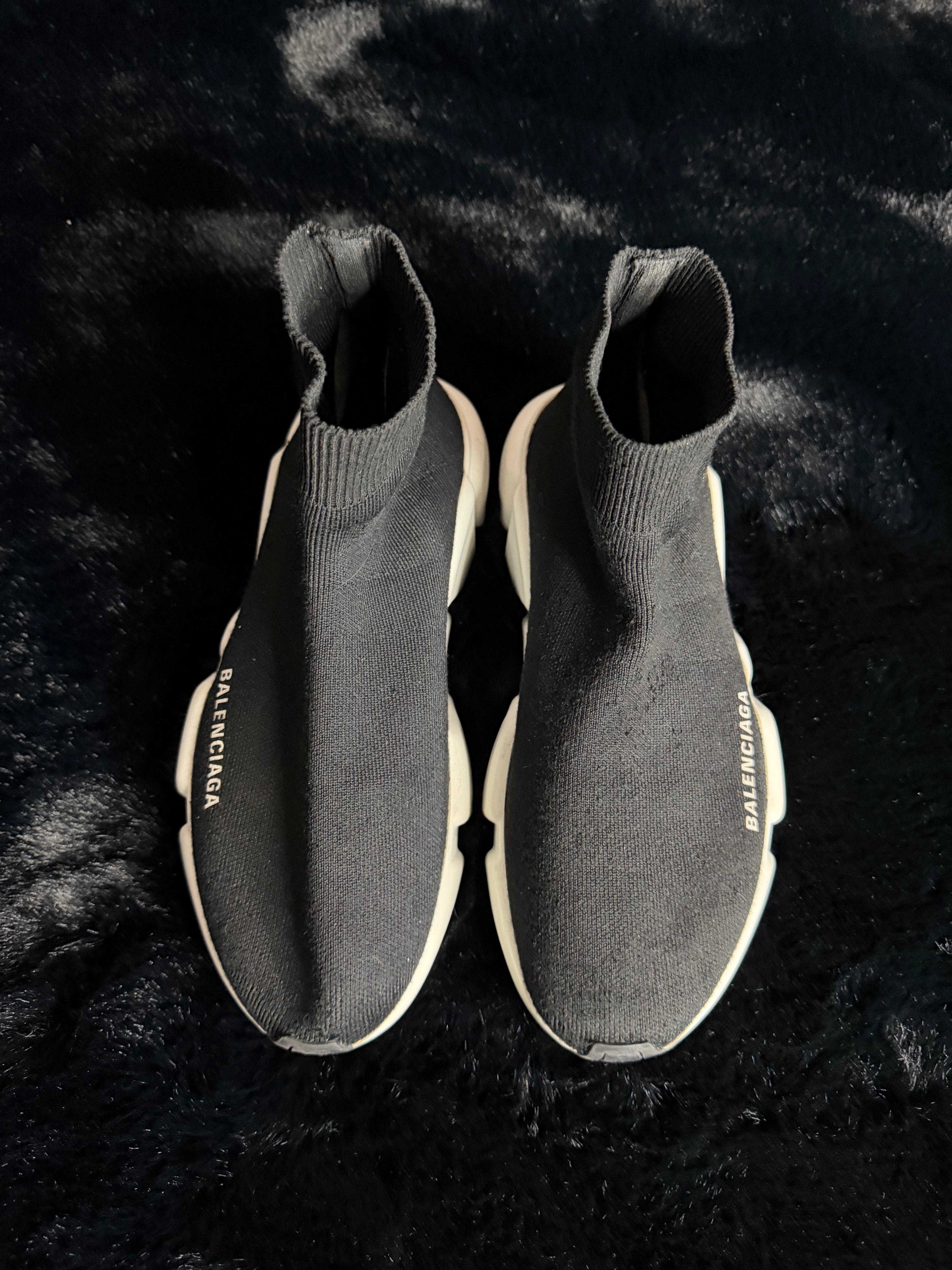 Balenciaga Speed Black/White Size 39