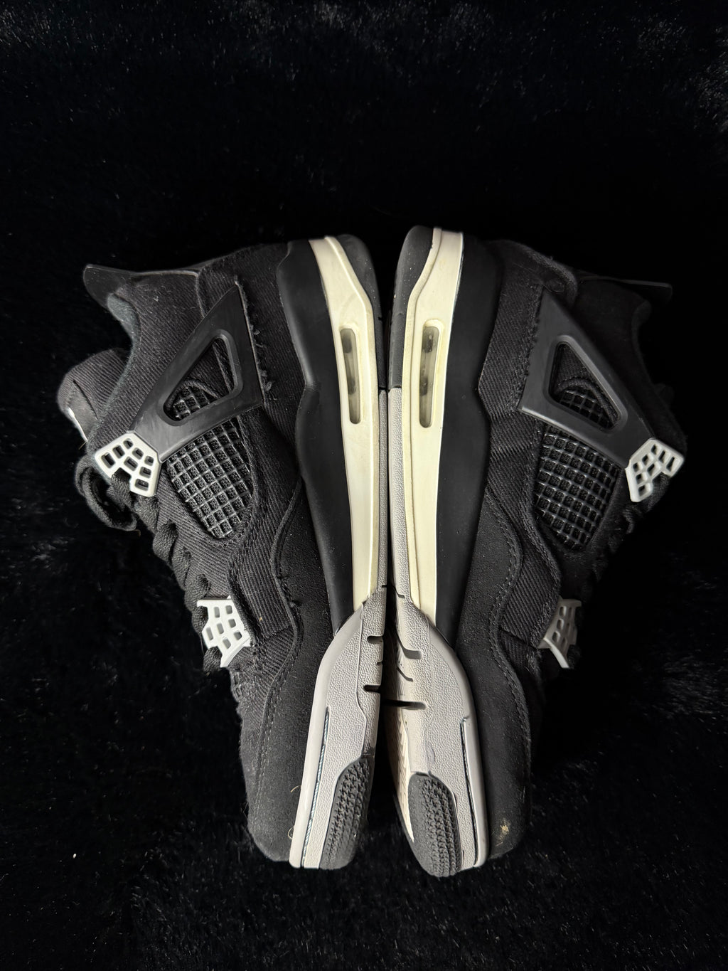 Jordan 4 black canvas size 7.5