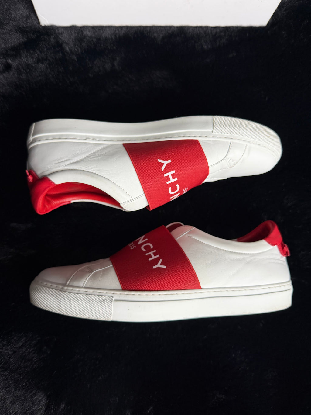 Givenchy Red White Sneakers Size 41
