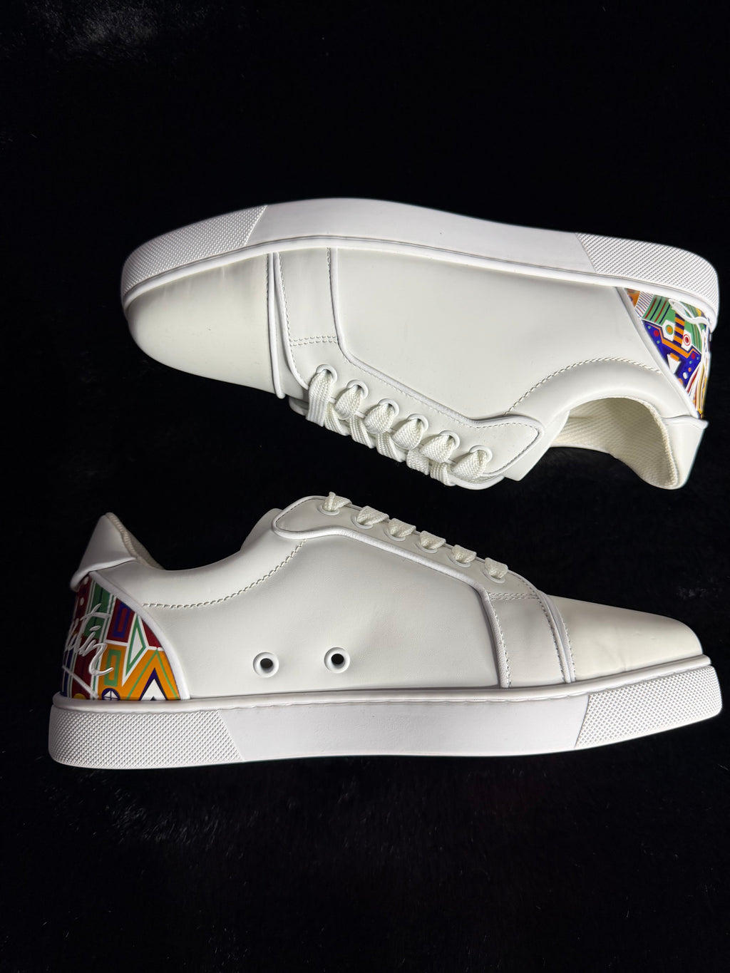 Christian Louboutin White Sneakers Size 40
