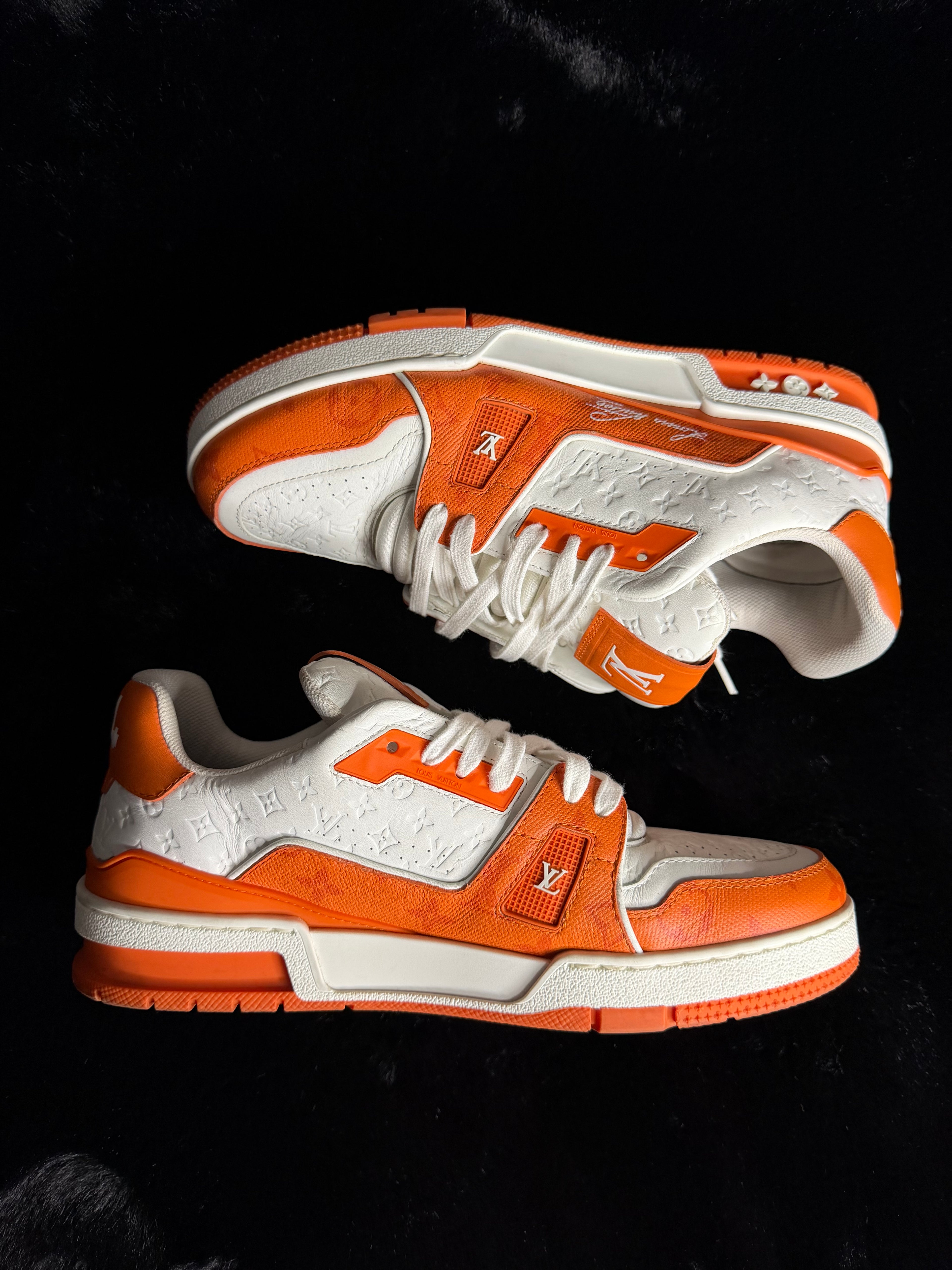 Louis Vuitton Trainers Orange Size 9-9.5
