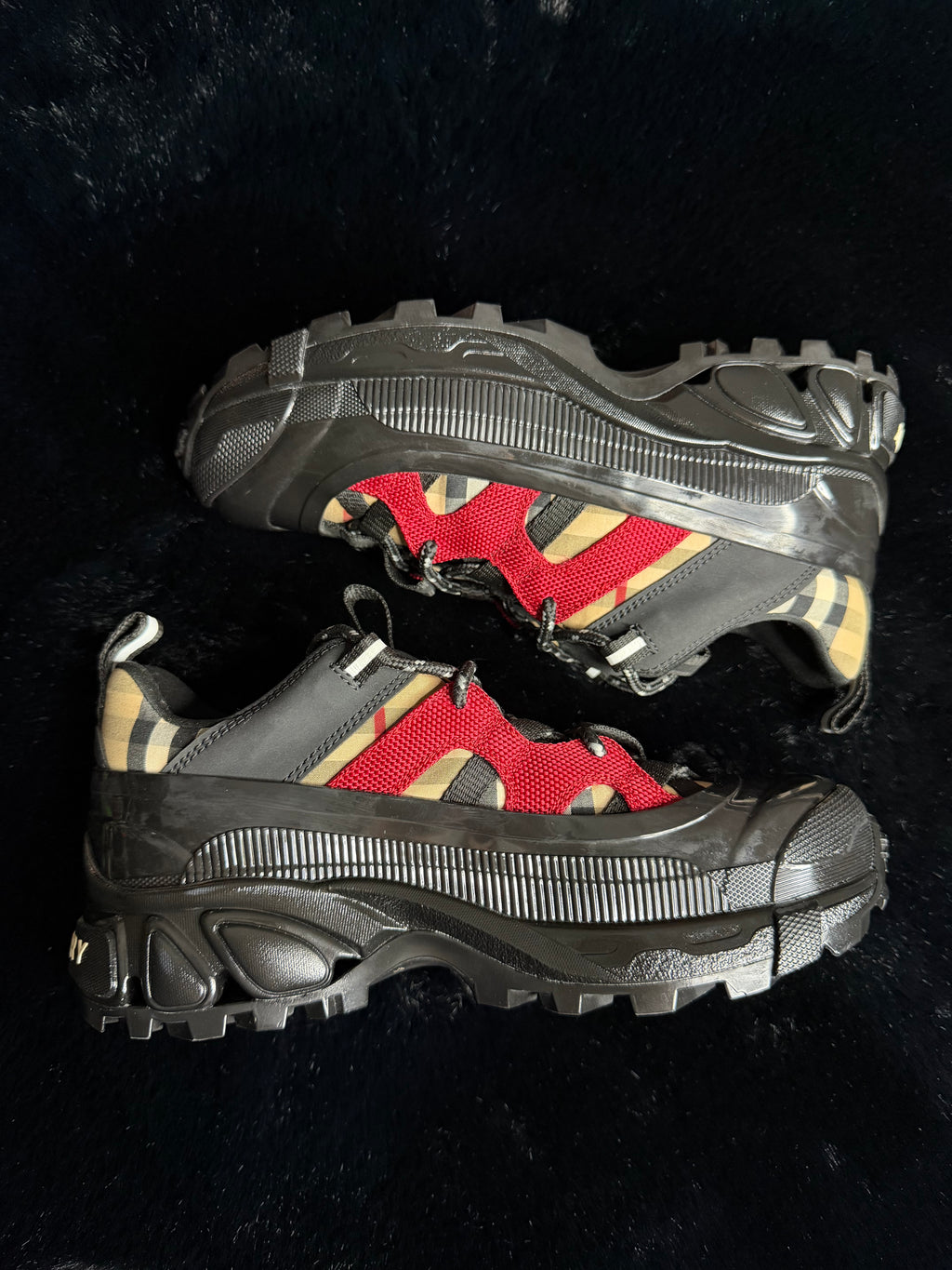 Burberry Check Arthur Sneakers Size 38