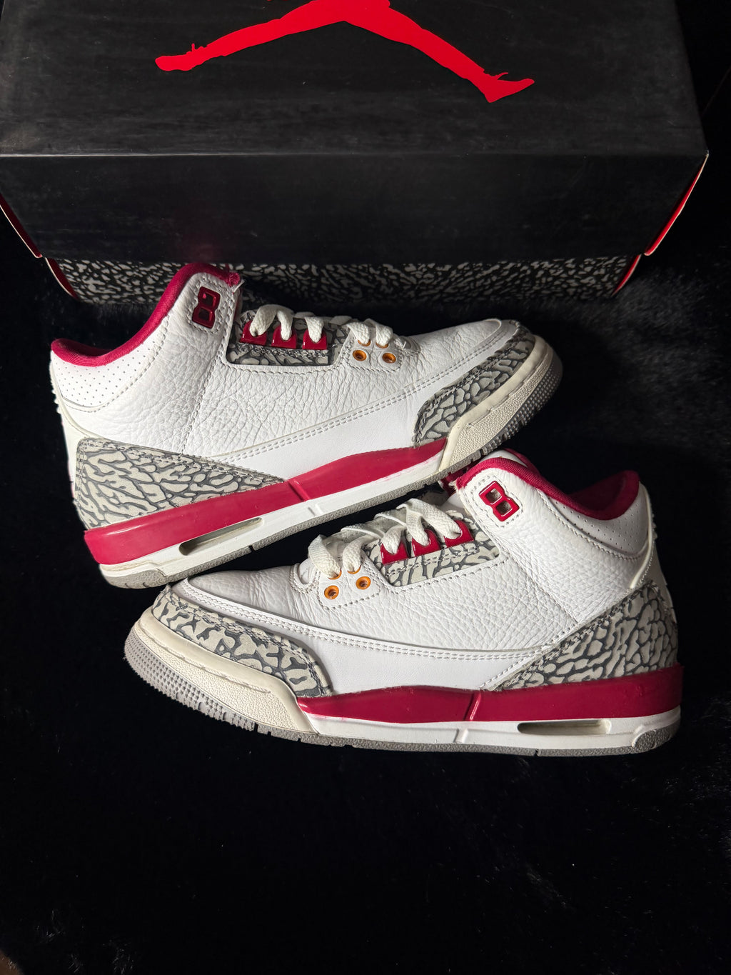 Jordan 3 cardinal size 4.5