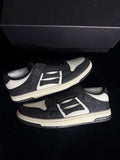 Amiri Skel Black Shimmer Sneakers Size 40