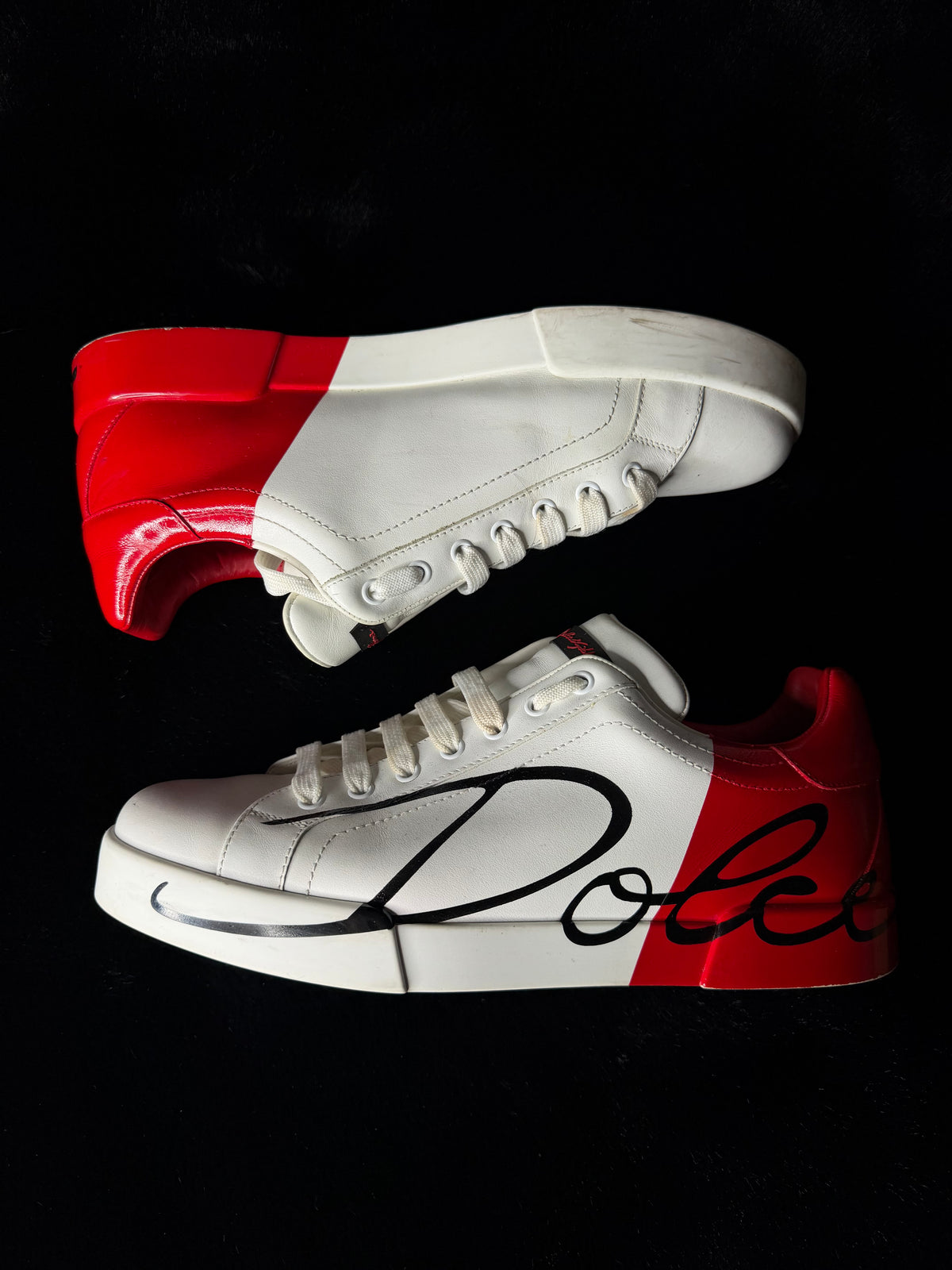 Dolce Gabbana Portofino Red/White Size 43