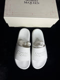 Alexander Mcqueen White Slides Size 40