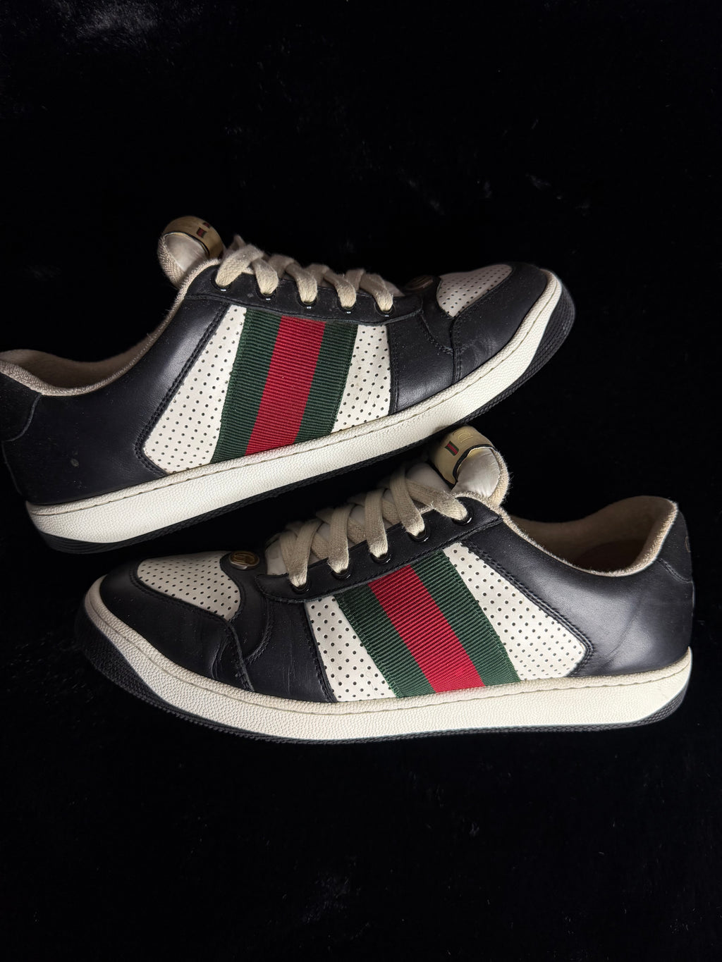 Gucci Screener Sneakers Size 8G