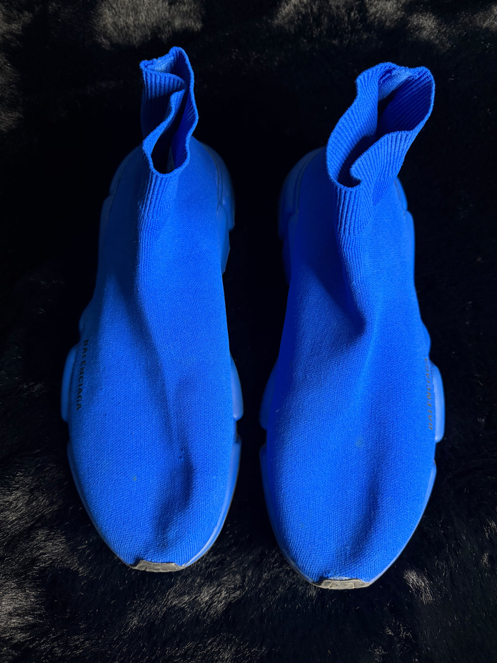 Balenciaga Speed Blue Sneakers Size 47