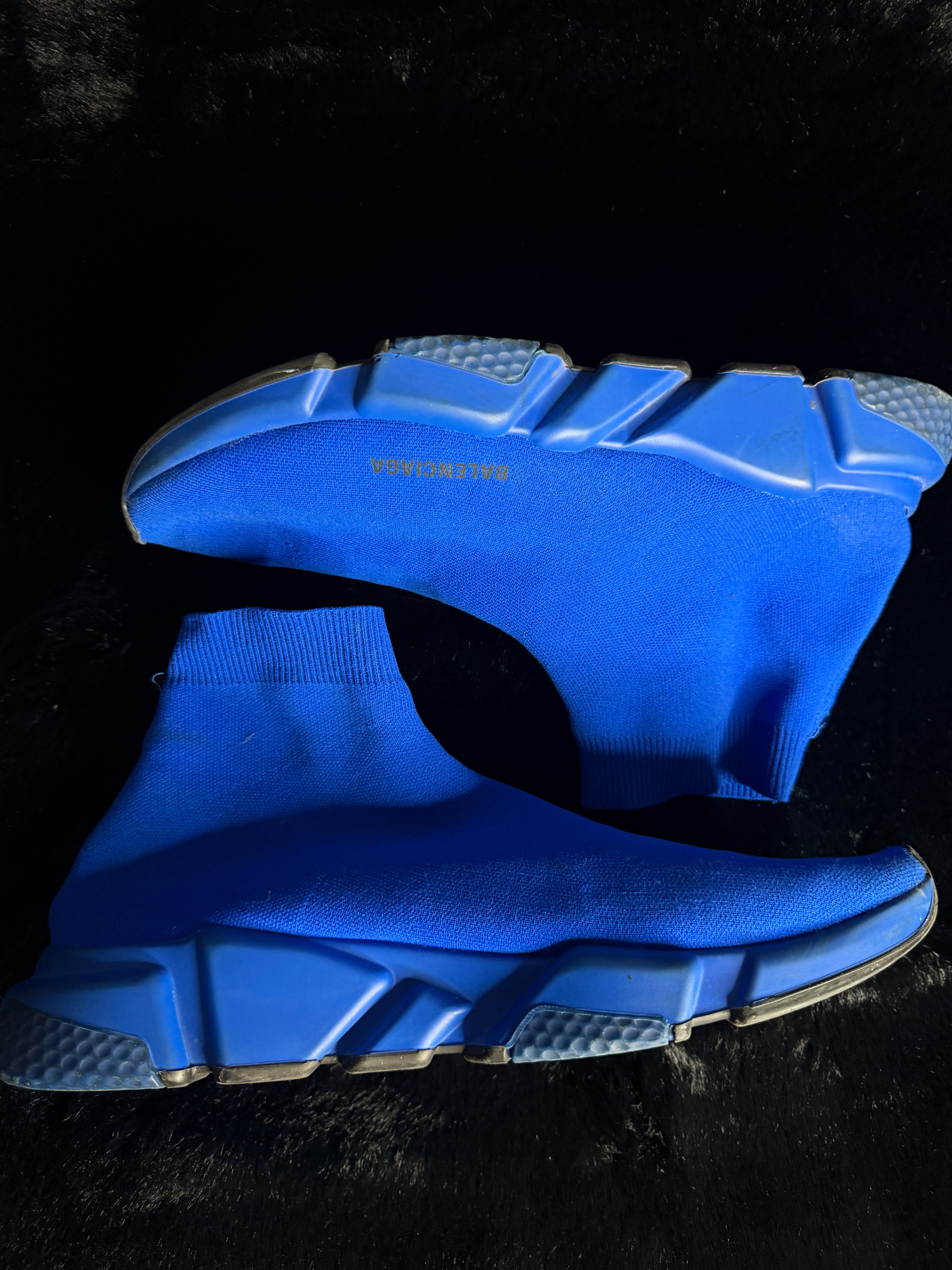 Balenciaga Speed Blue Sneakers Size 47