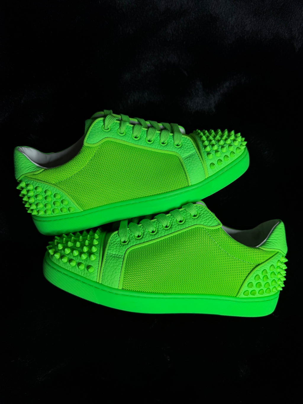 Christian louboutin Green junior spikes Size 40