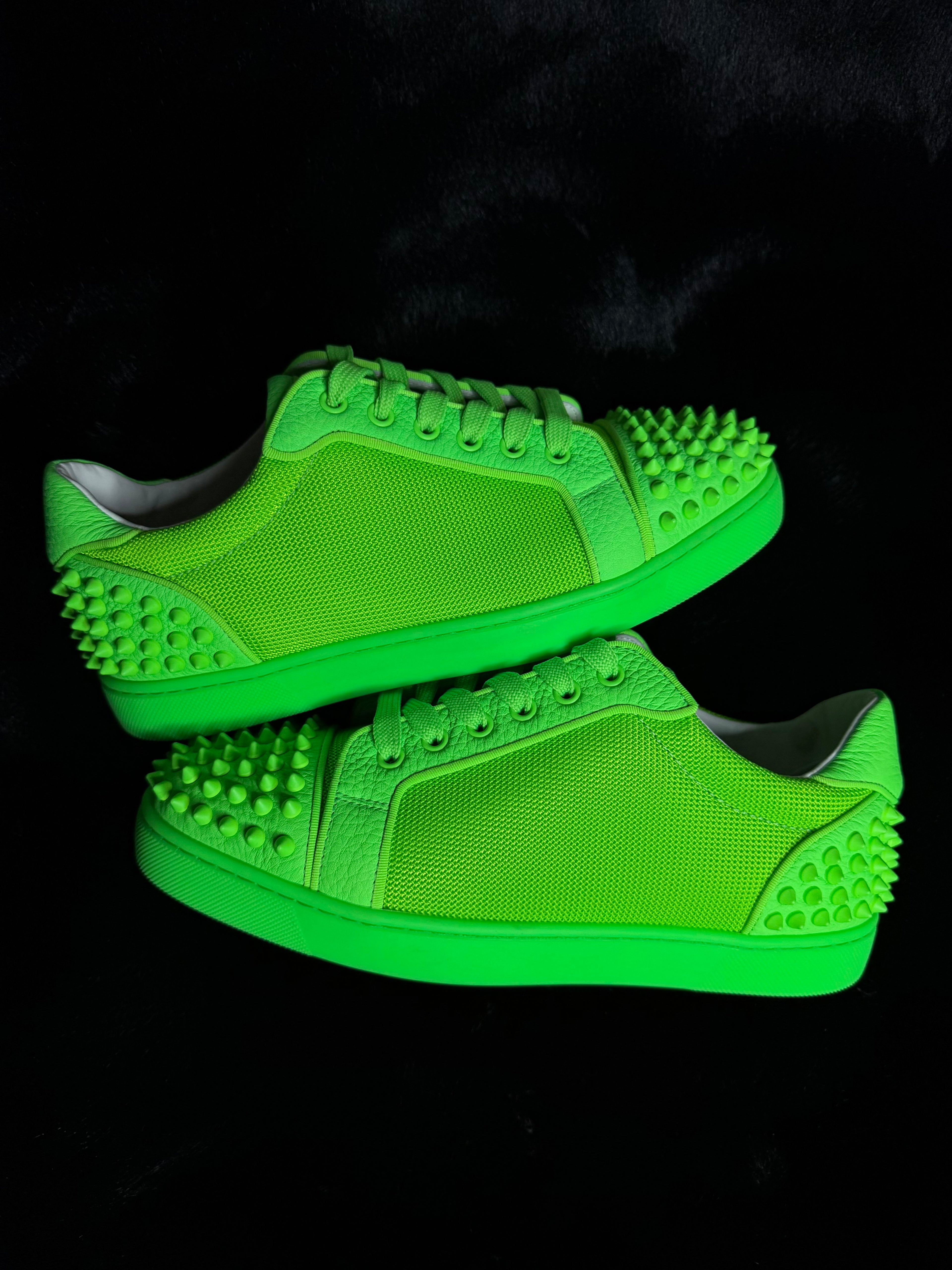 Christian louboutin Green junior spikes Size 40