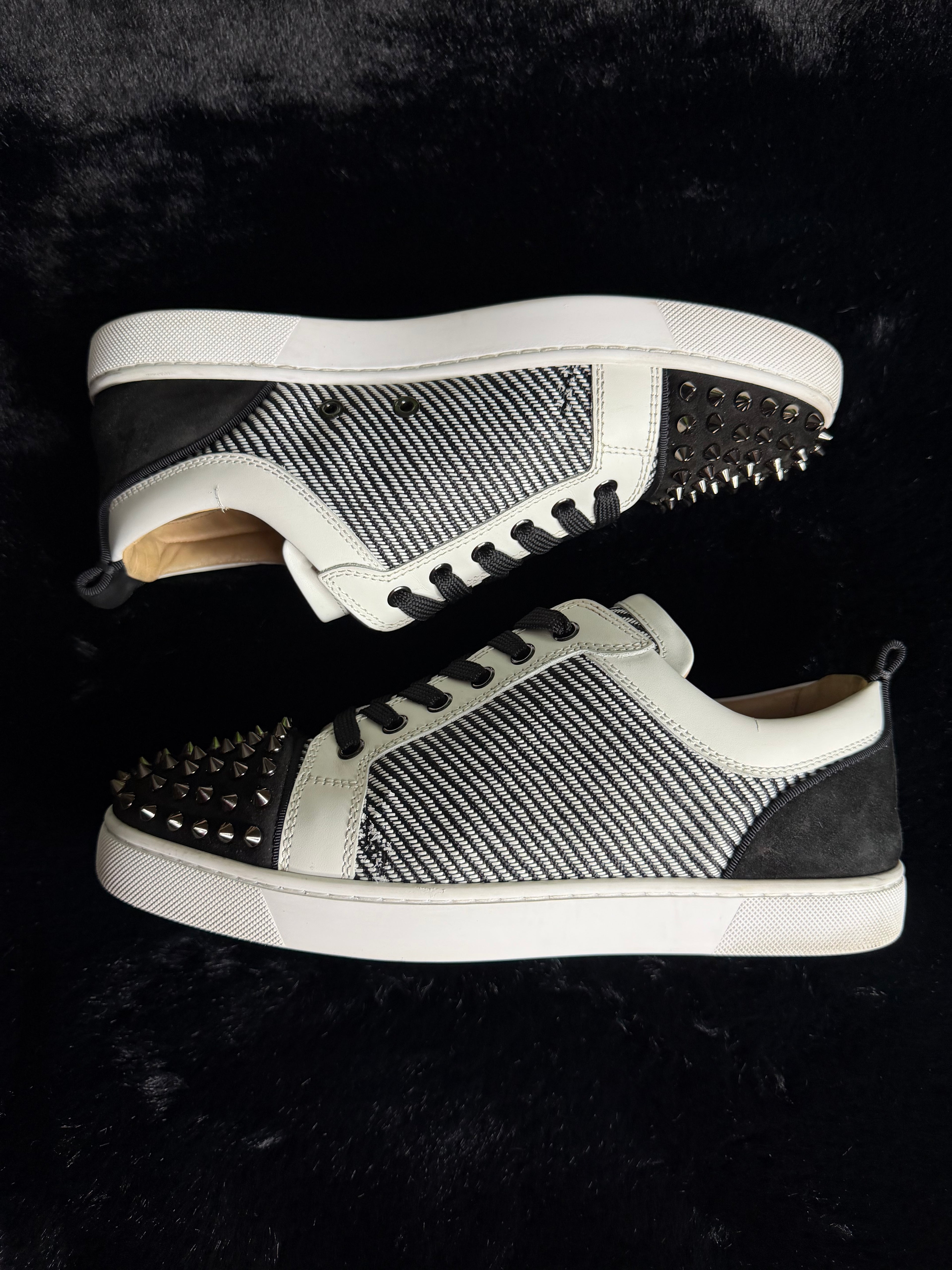 Christian Louboutin White/Black Size 41