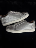 Christian Louboutin Silver Spike Size 46