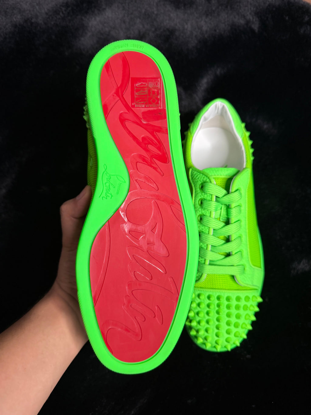 Christian louboutin Green junior spikes Size 40
