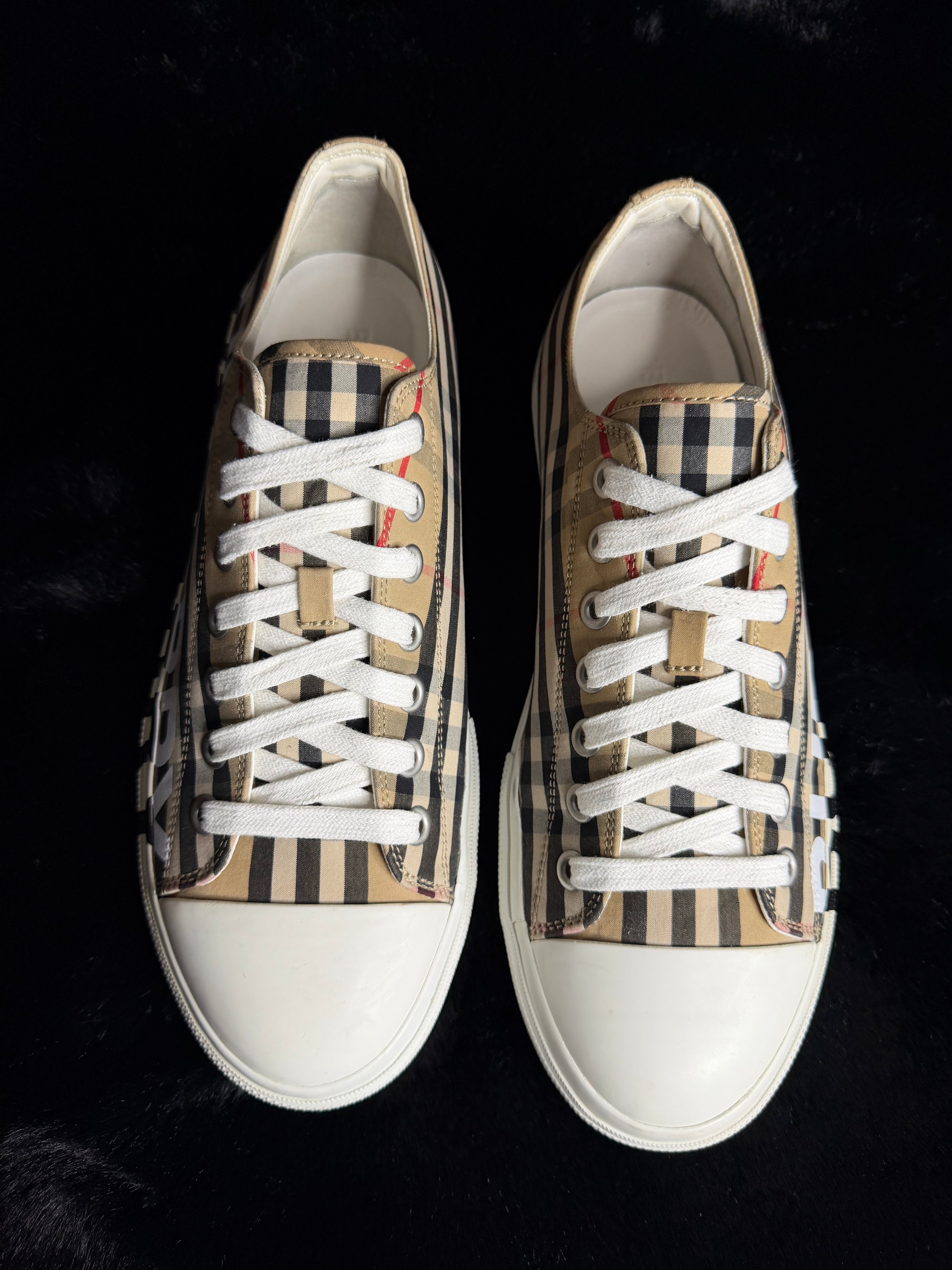 Burberry Check Sneakers Size 45
