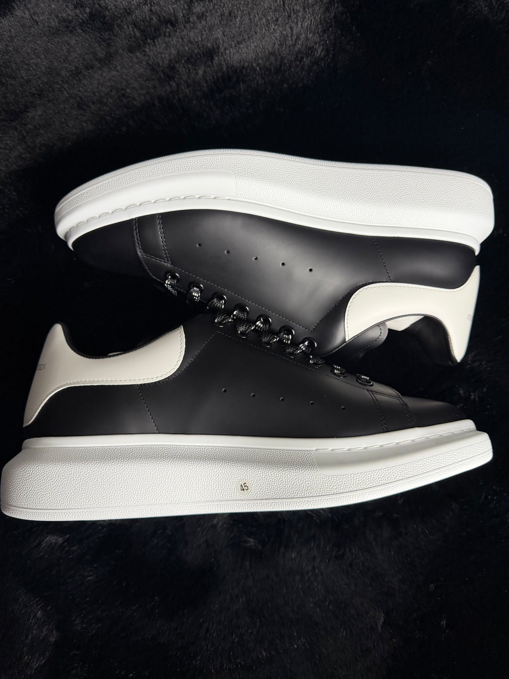 Alexander Mcqueen Black Sneakers Size 45