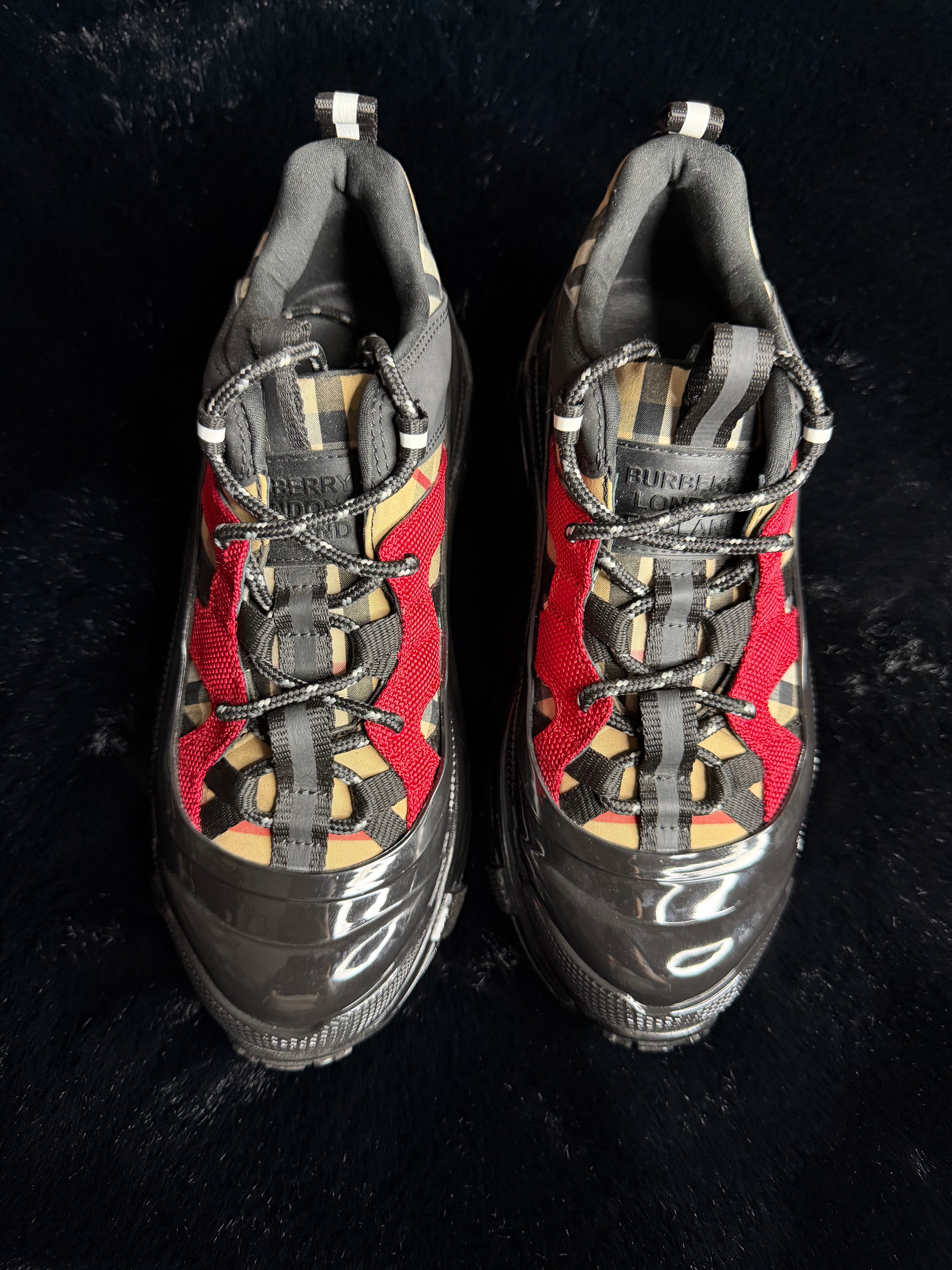 Burberry Check Arthur Sneakers Size 38