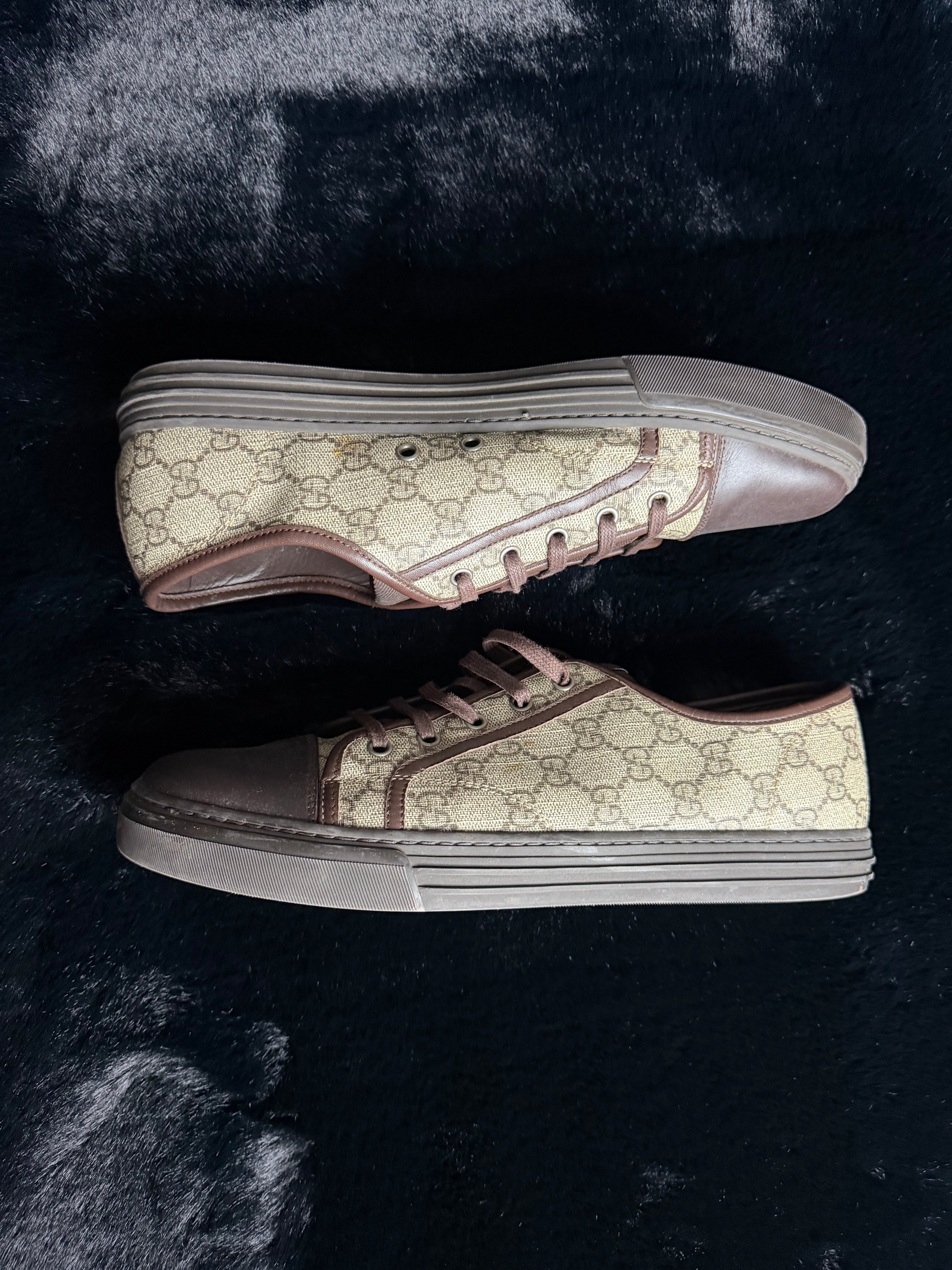 Gucci GG Brown Sneakers Size 11-11.5