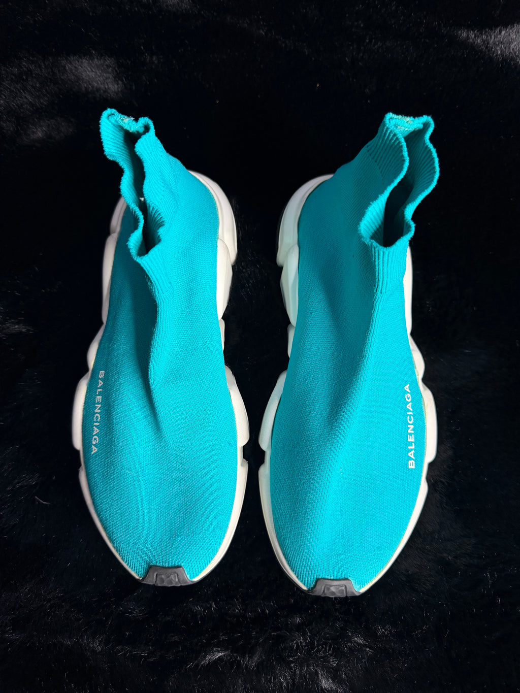 Balenciaga Speed Turquoise Size 40
