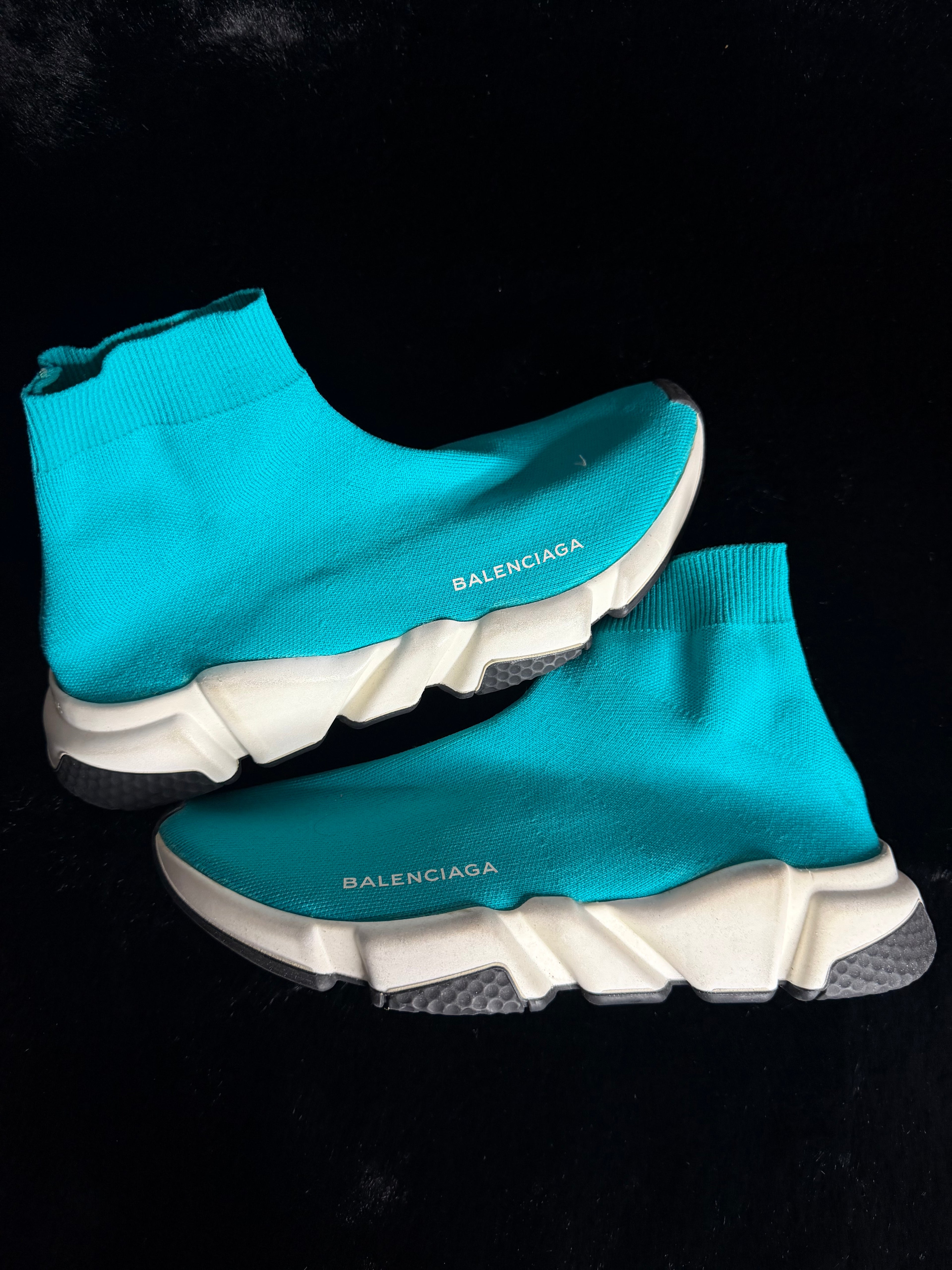Balenciaga Speed Turquoise Size 40