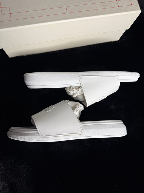 Alexander Mcqueen White Slides Size 40