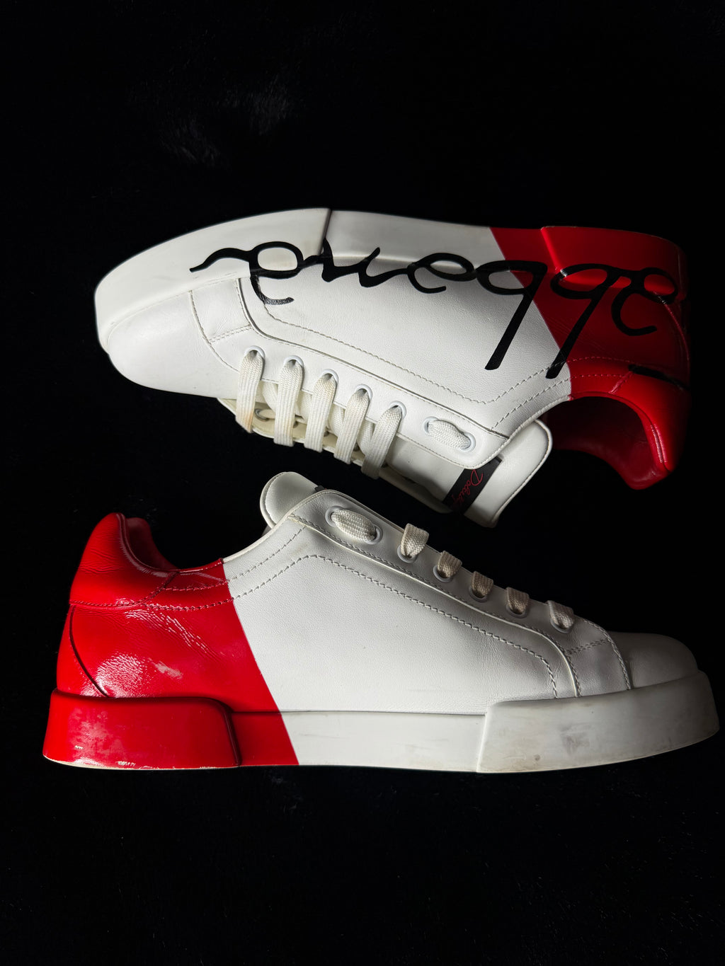Dolce Gabbana Portofino Red/White Size 43