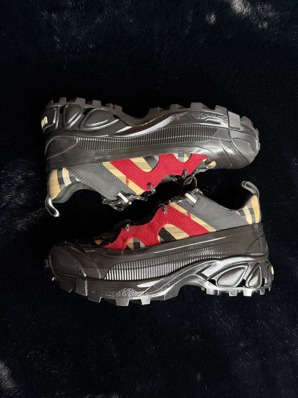 Burberry Check Arthur Sneakers Size 38