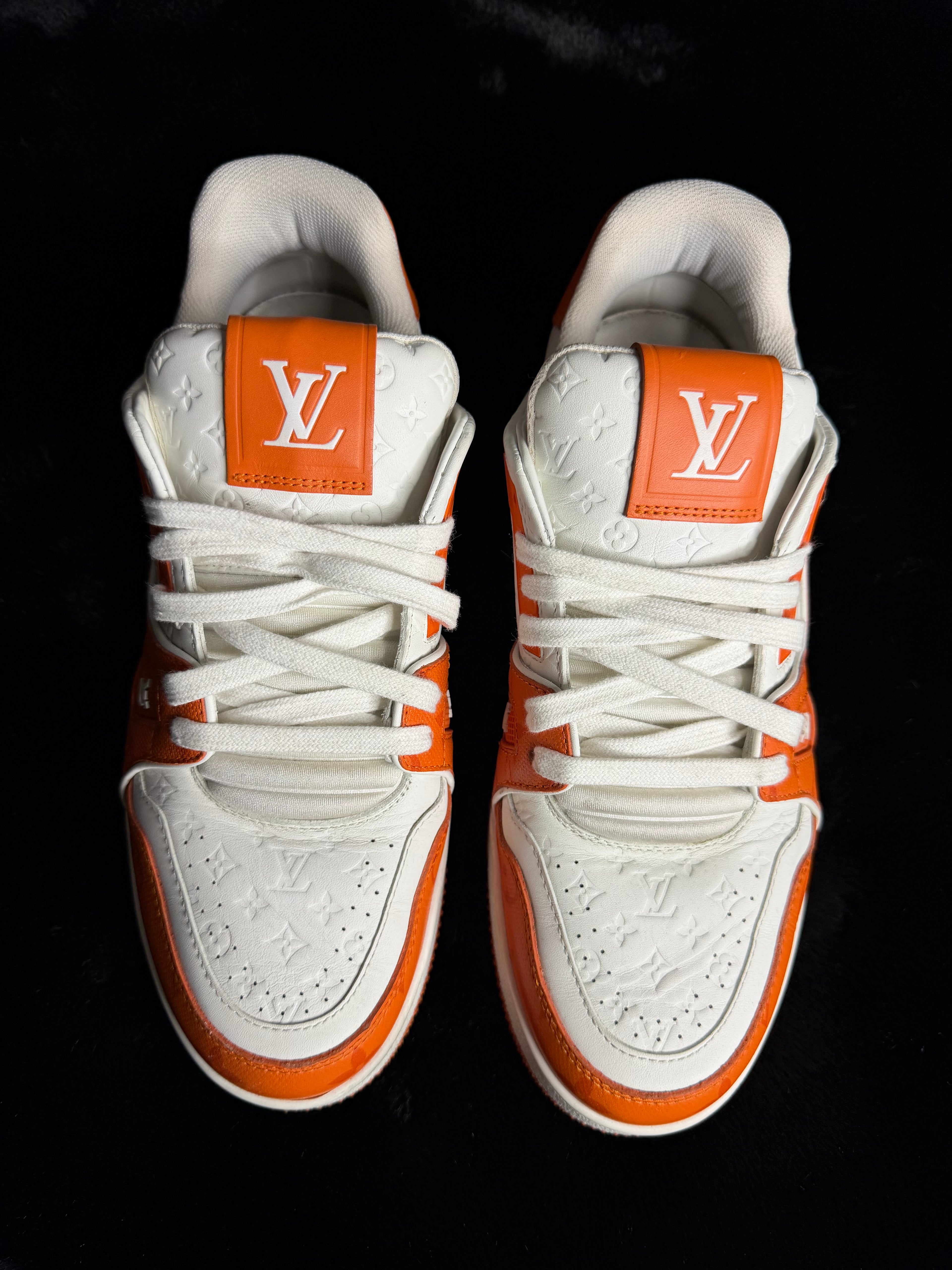 Louis Vuitton Trainers Orange Size 9-9.5