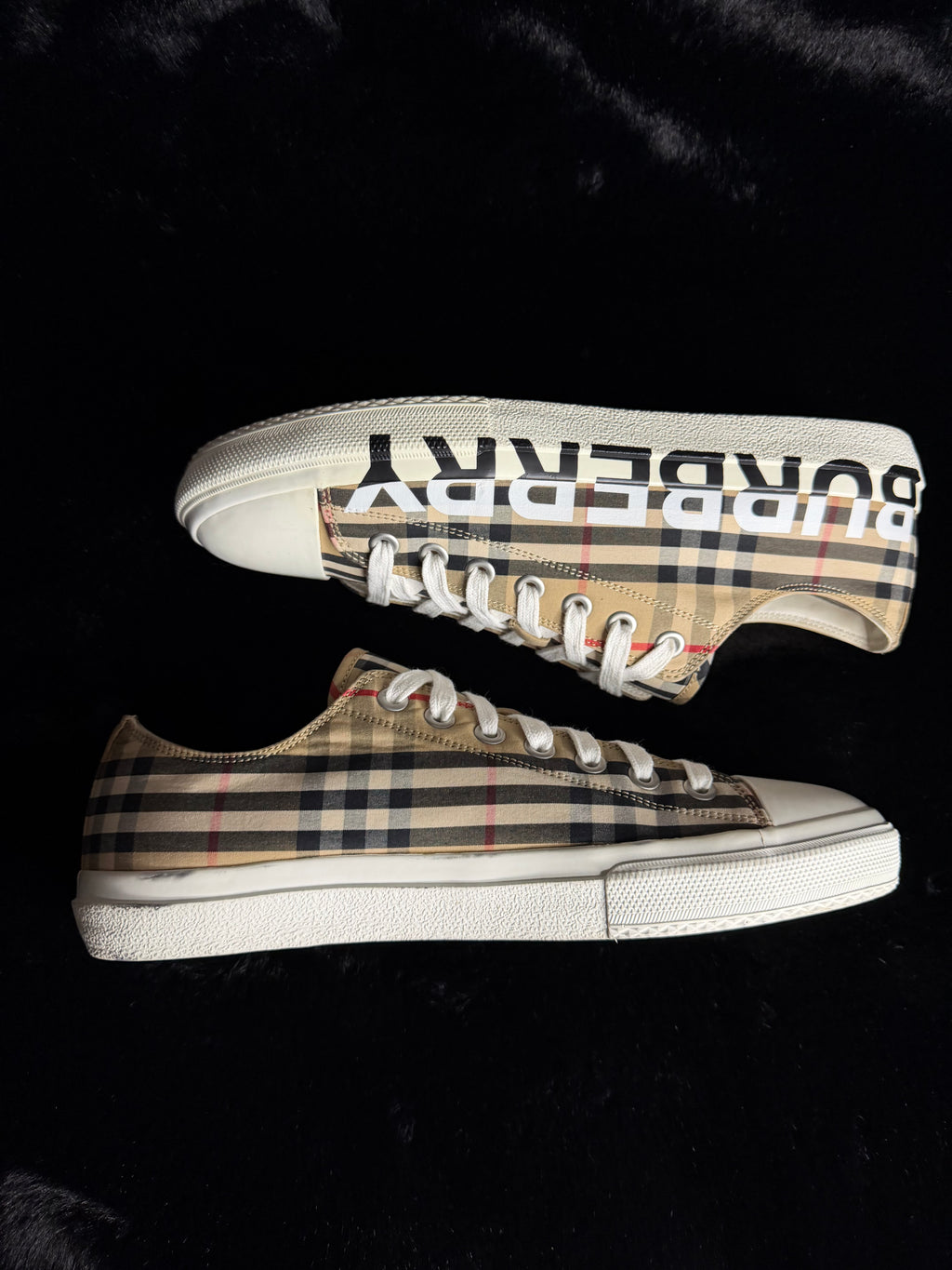 Burberry Check Sneakers Size 45