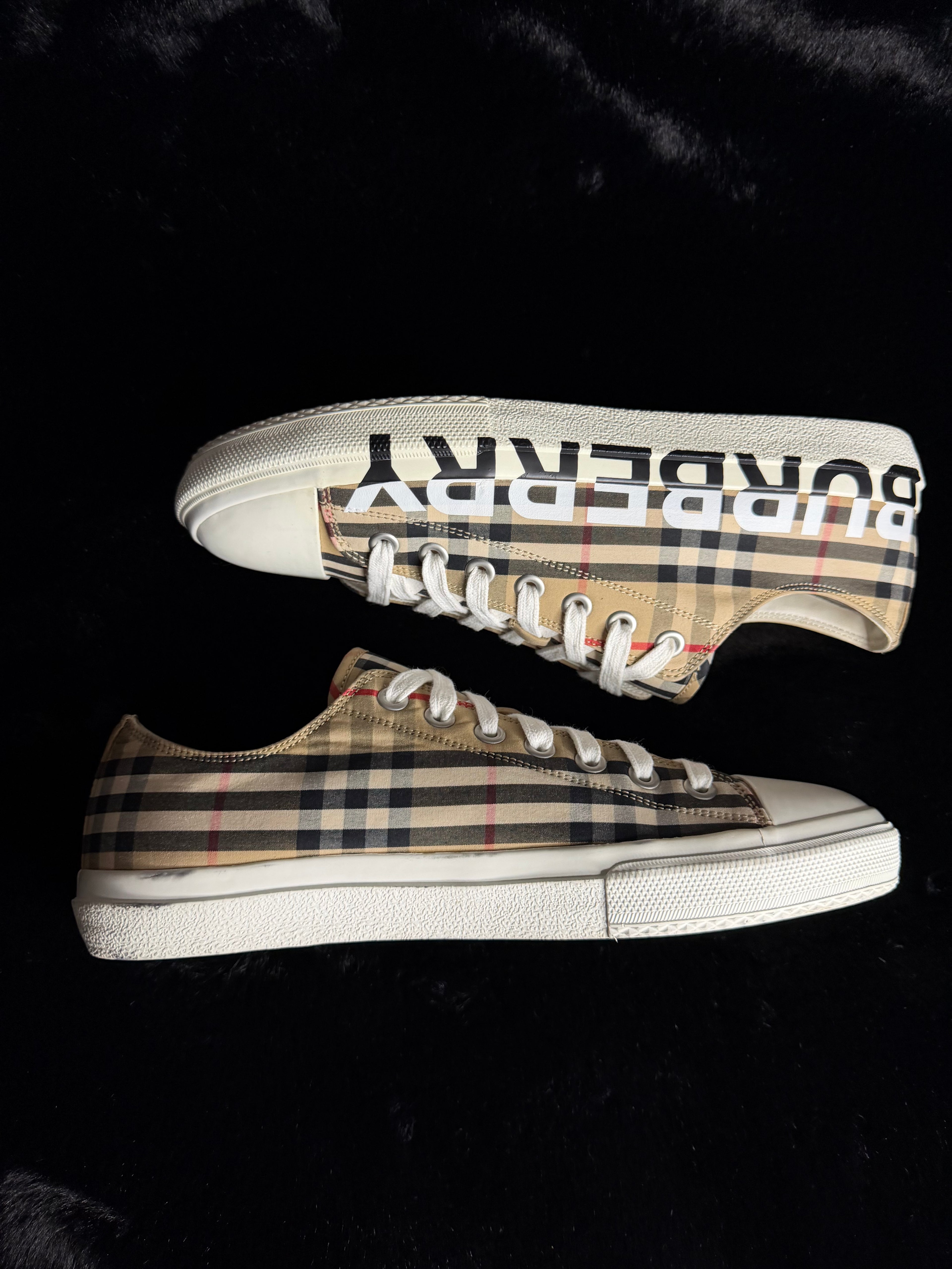 Burberry Check Sneakers Size 45