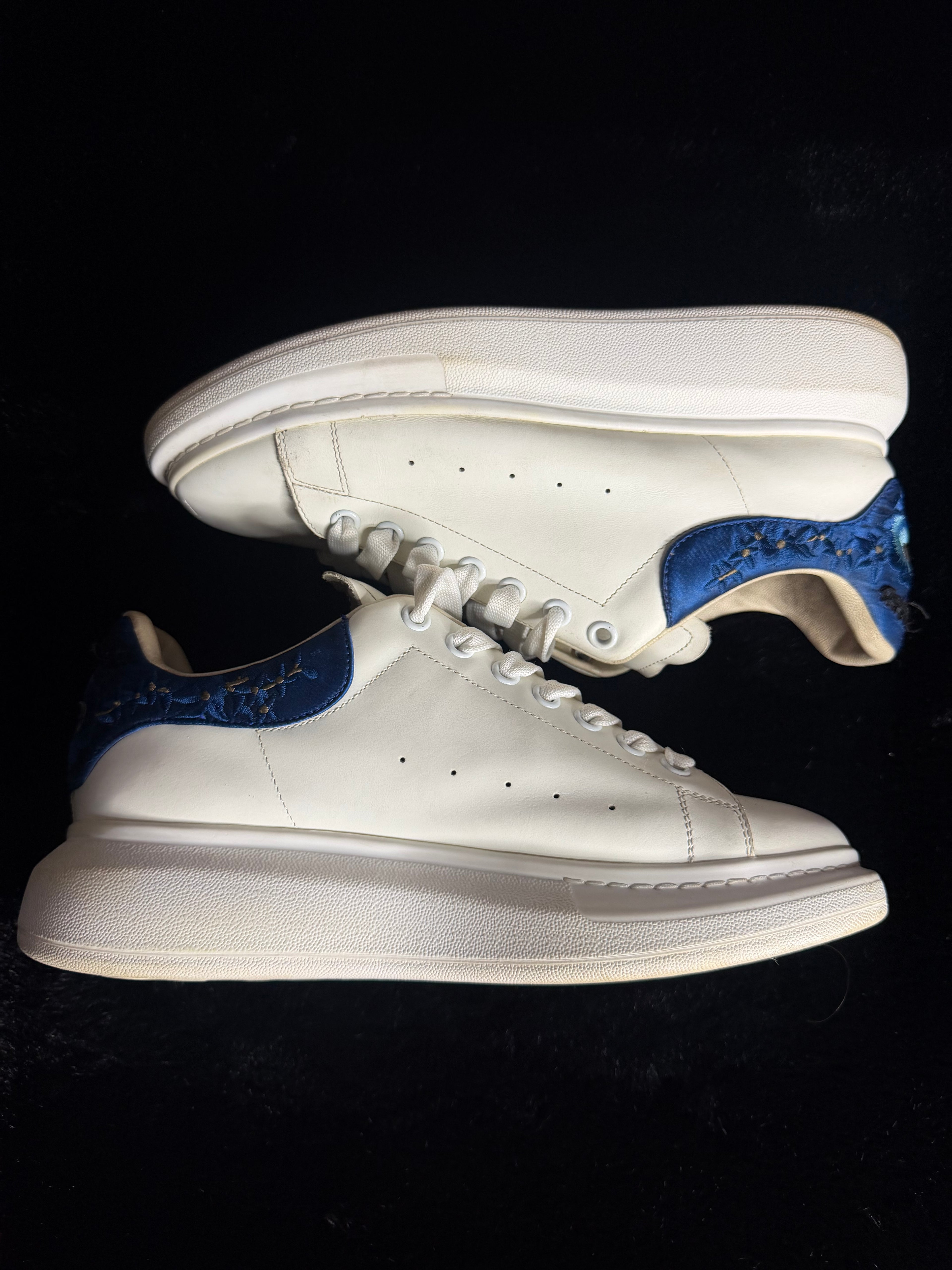 Alexander Mcqueen Blue Floral Size 44