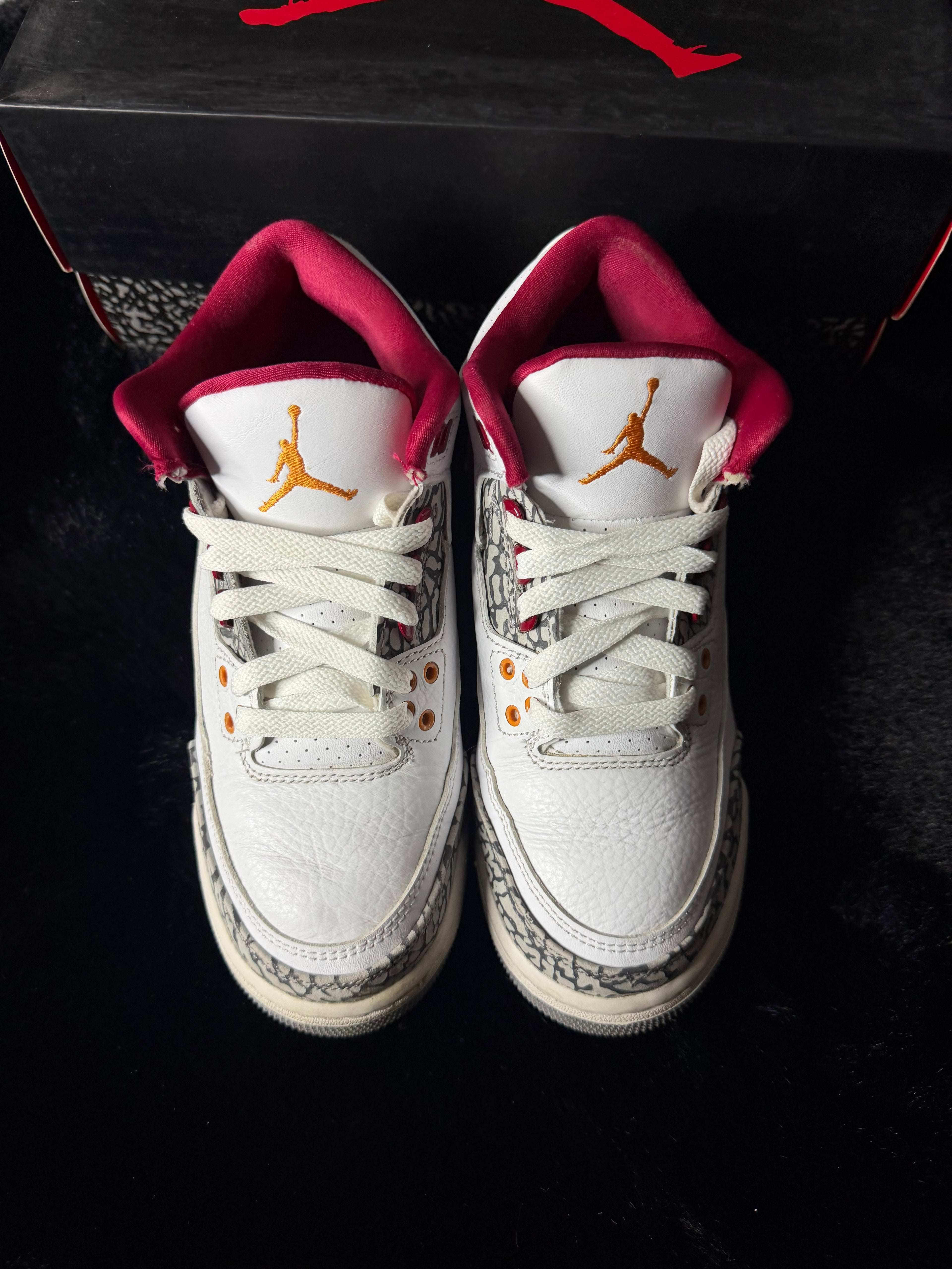 Jordan 3 cardinal size 4.5