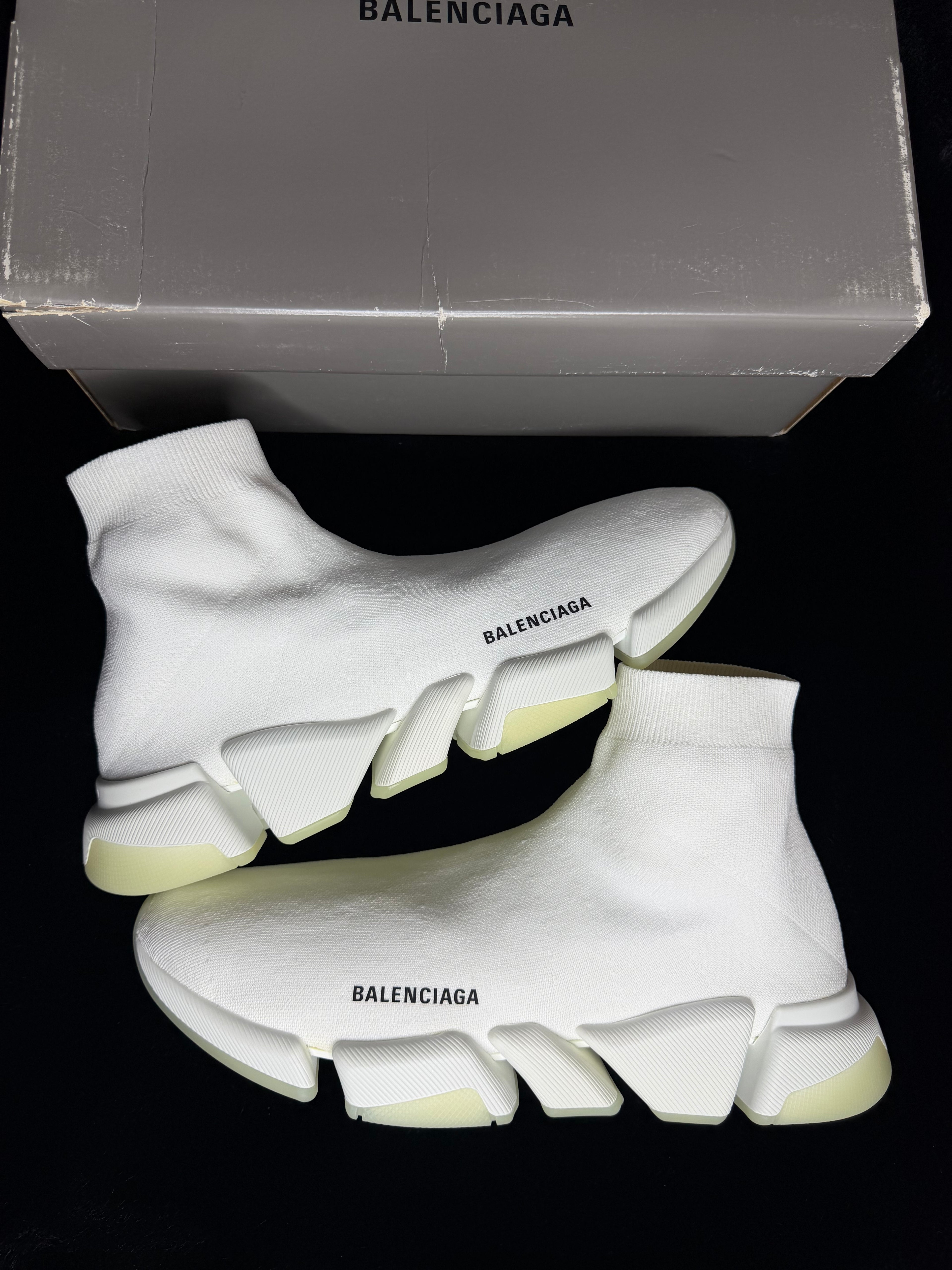 Balenciaga Speed 2.0 White Size 47