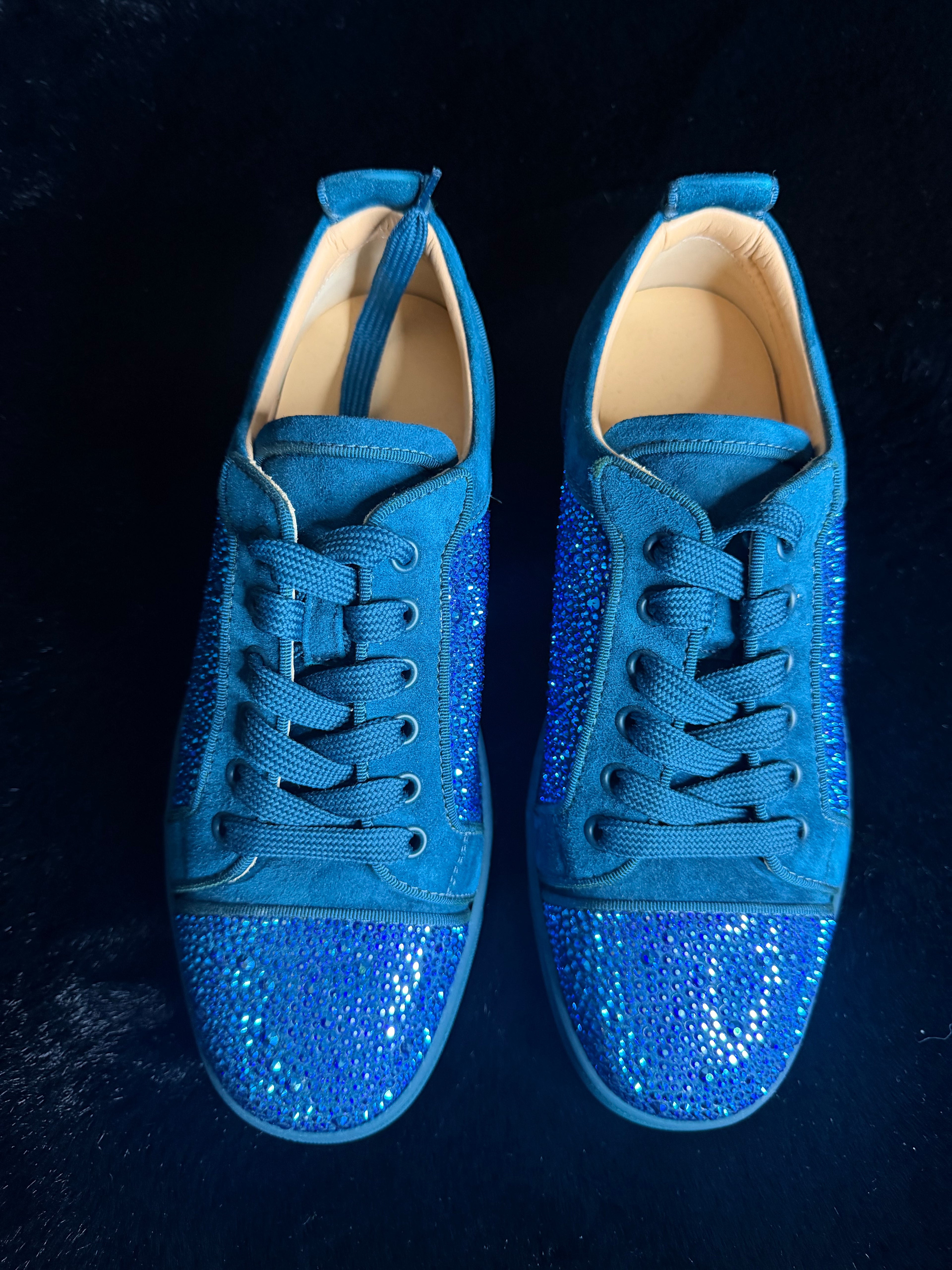 Christian Louboutin Louis Blue Sneakers Size 40