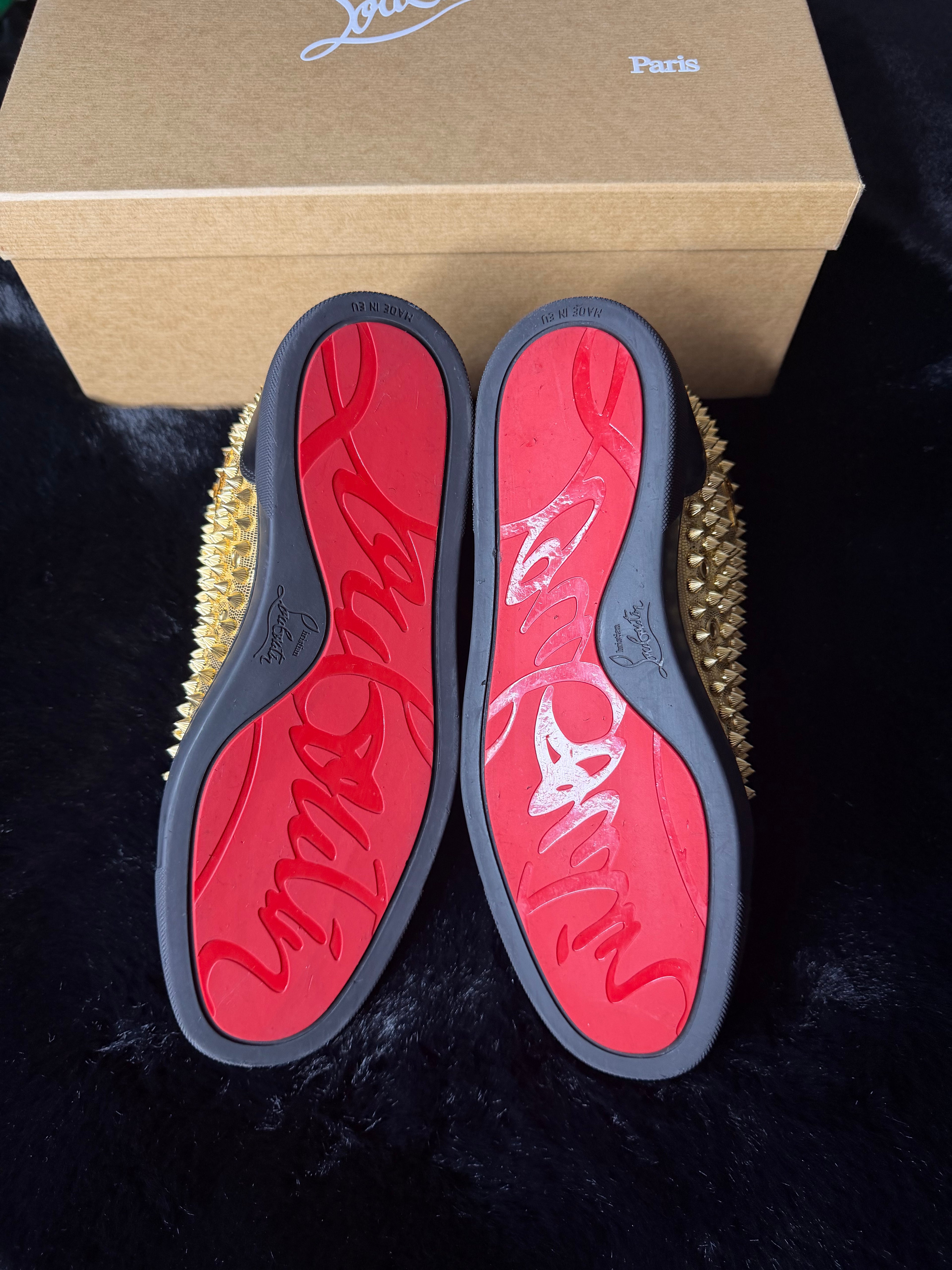 Christian Louboutin Black/Gold Size 41.5
