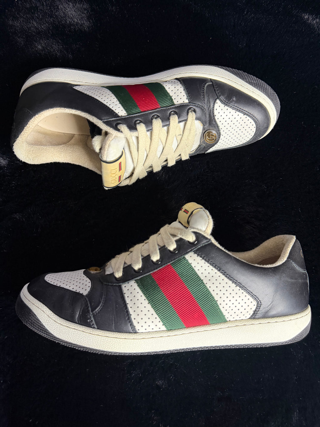 Gucci Screener Sneakers Size 8G