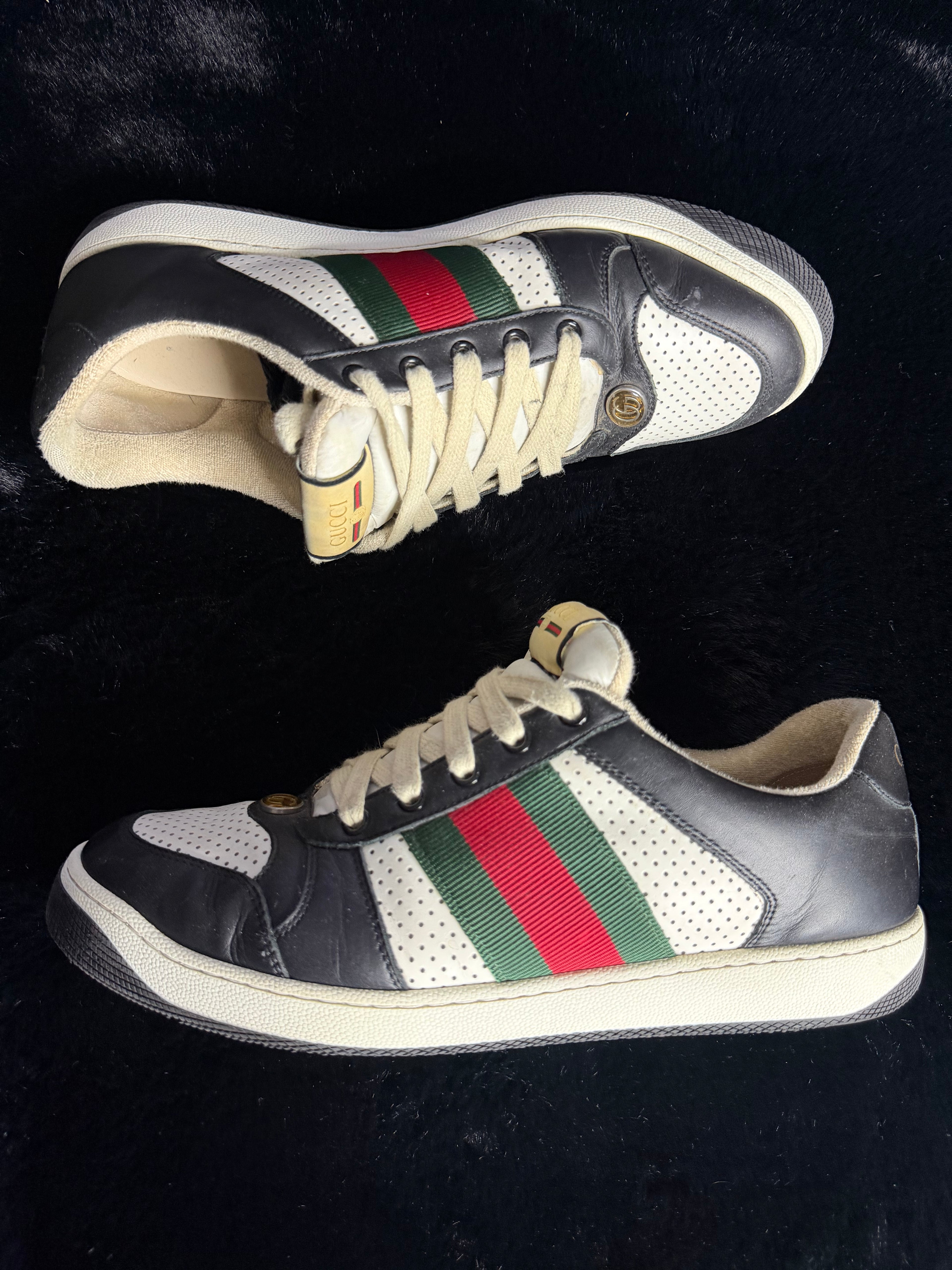 Gucci Screener Sneakers Size 8G