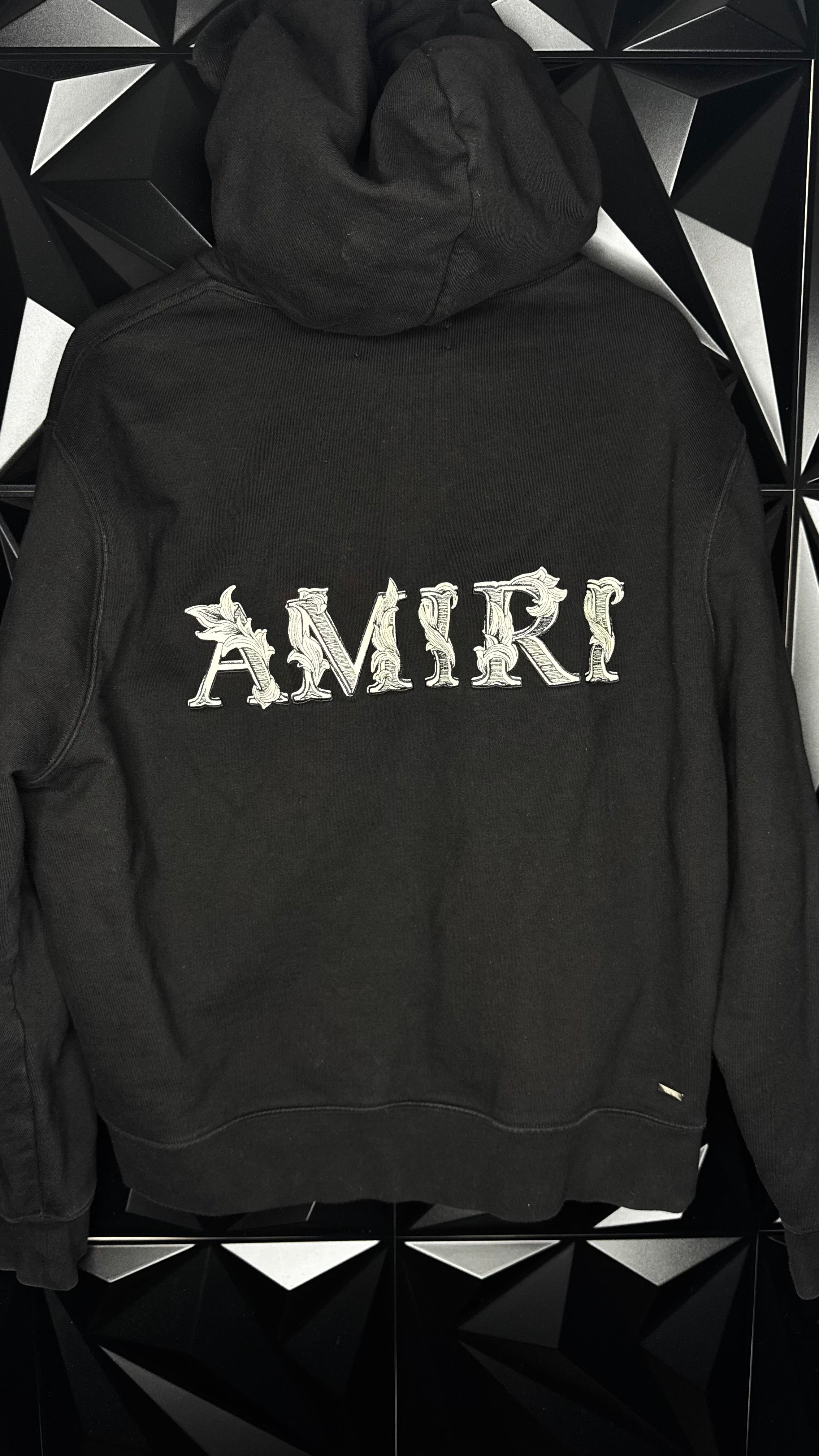 Amiri Black Hoodie Size Large