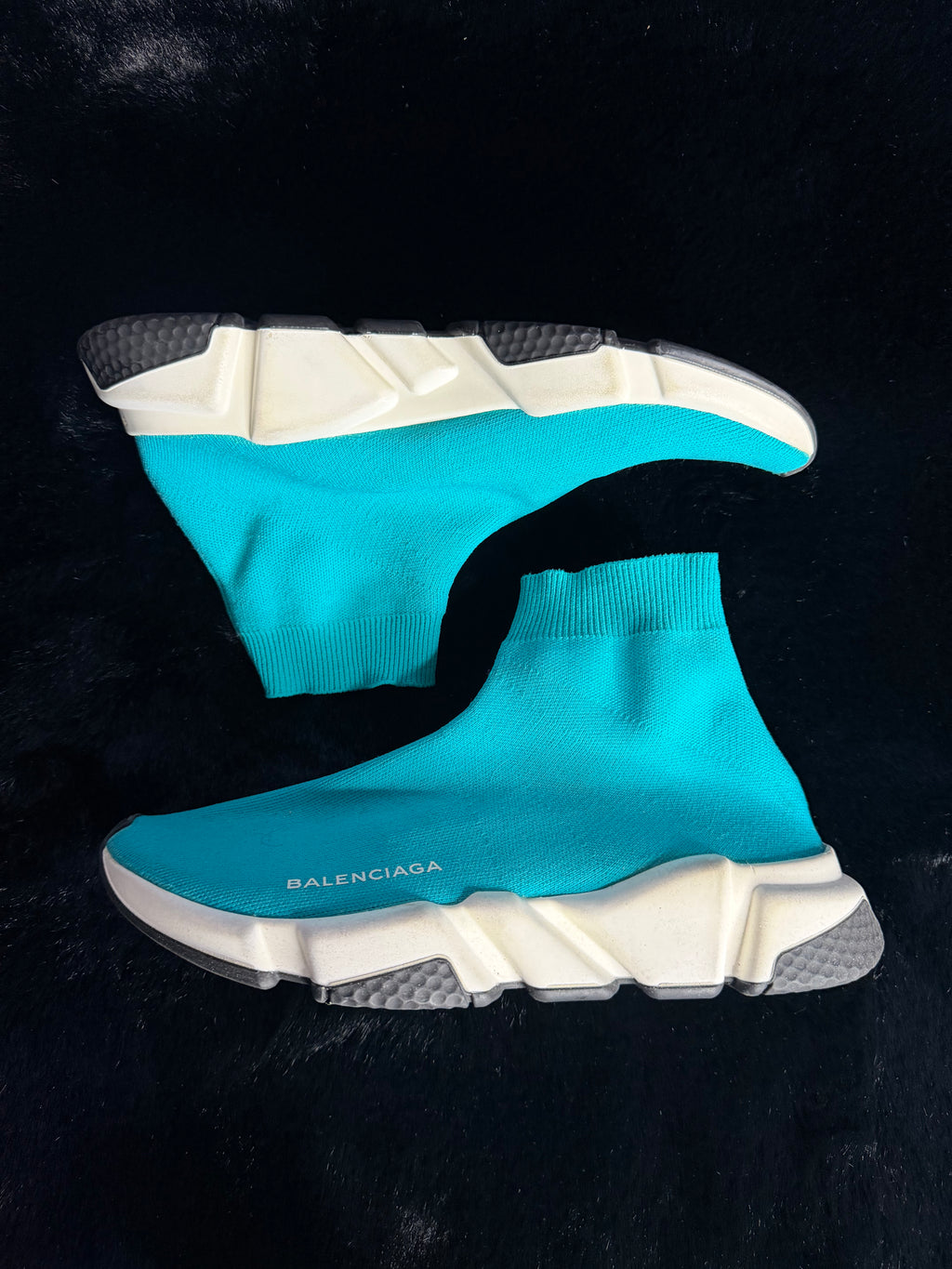 Balenciaga Speed Turquoise Size 40