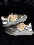 Burberry Ramsey Grey Sneakers Size 45