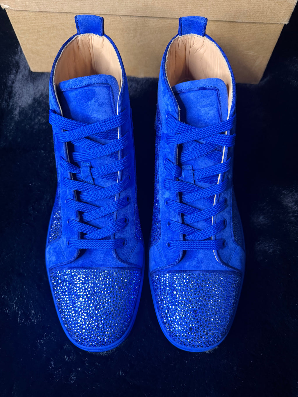Christian Louboutin Swarovski Blue Size 45