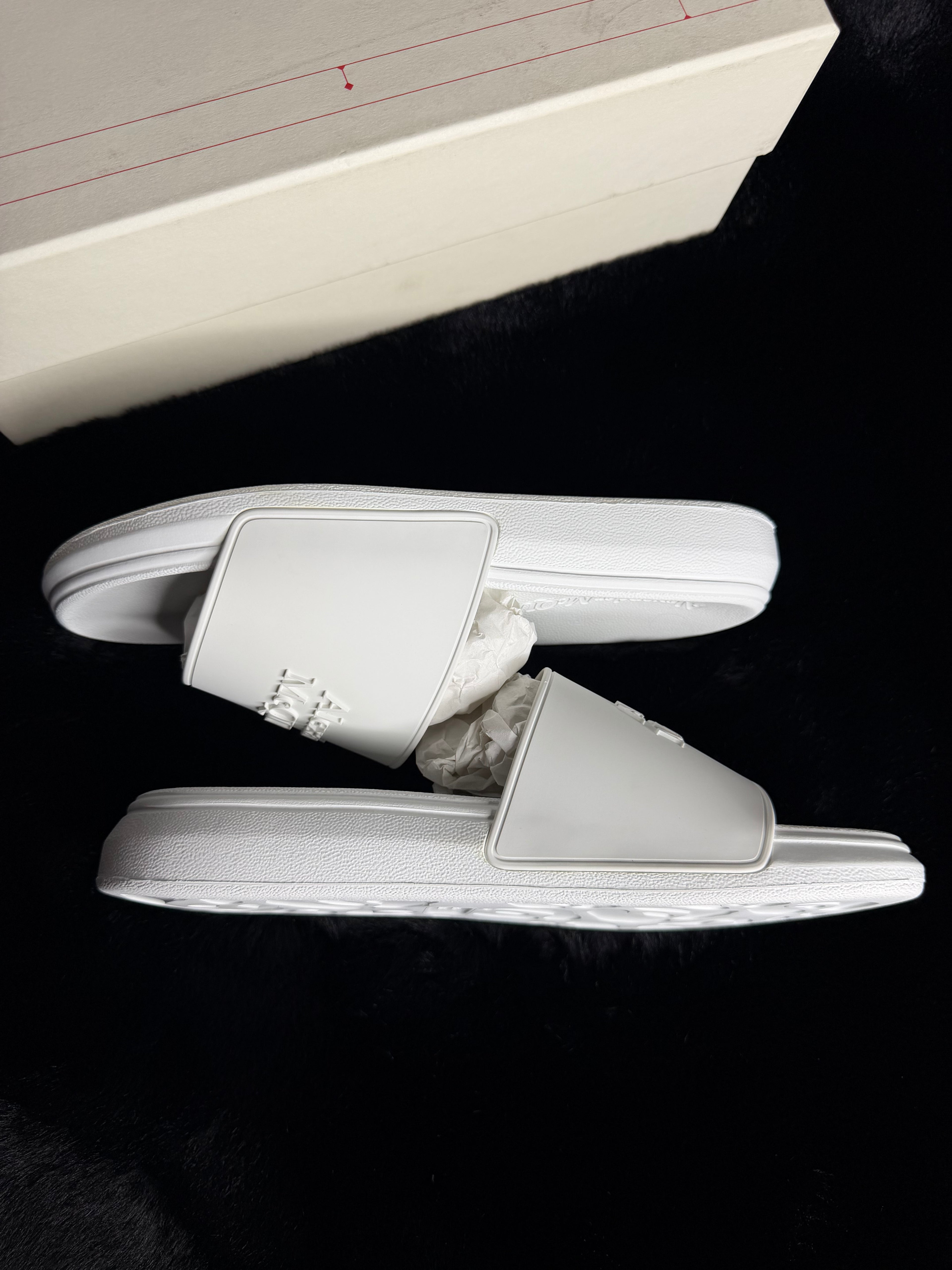 Alexander Mcqueen White Slides Size 40