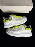 Alexander Mcqueen Yellow Snakeskin Sneakers Size 41