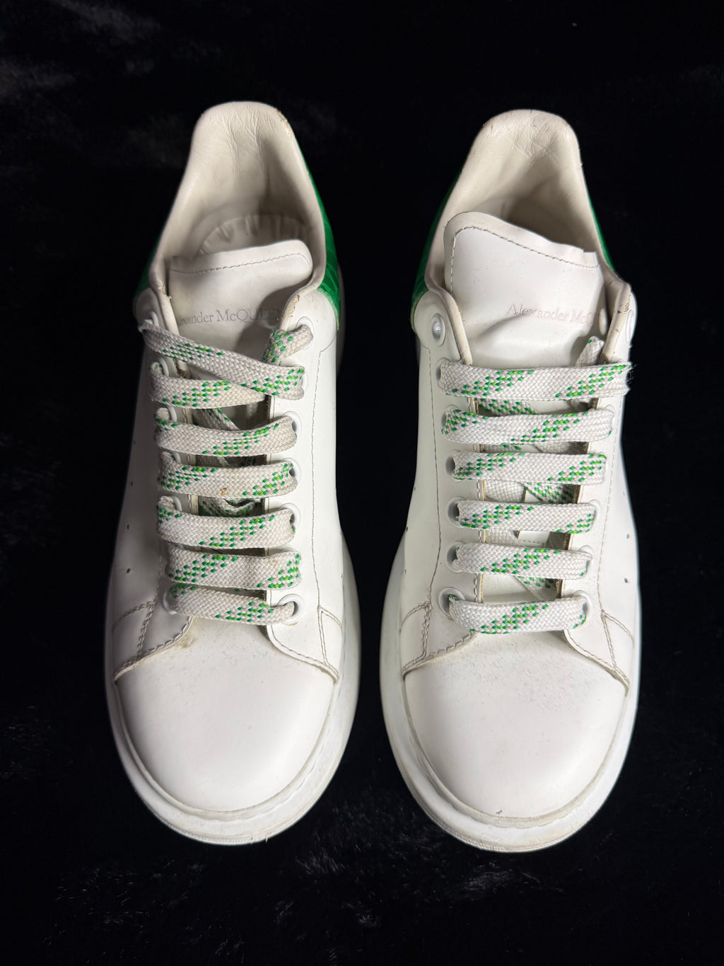 Alexander Mcqueen Green Snakeskin Size 42